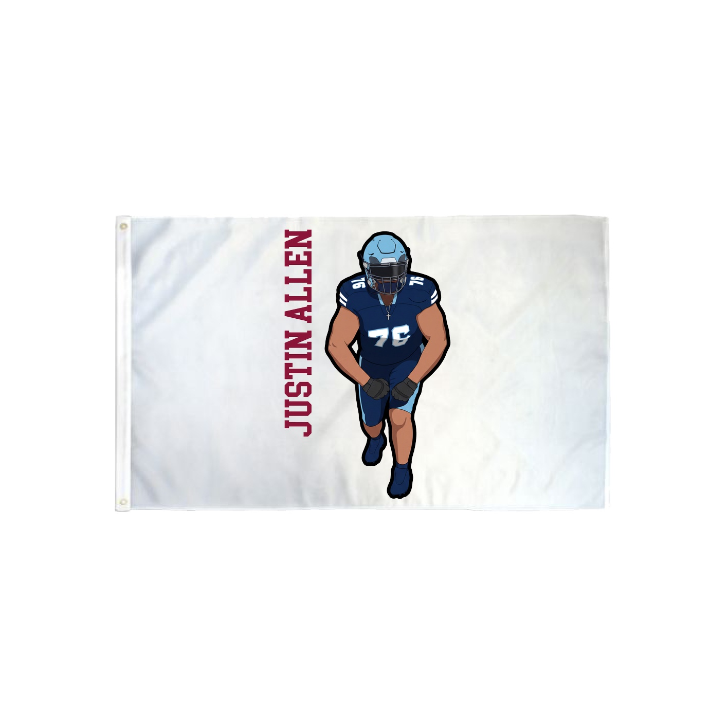 3x5 Flag — Name Vertical in Classic