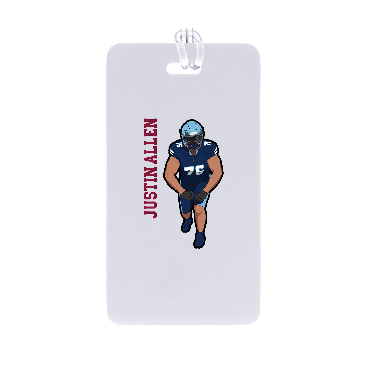 Bag Tag — Name Vertical in Classic