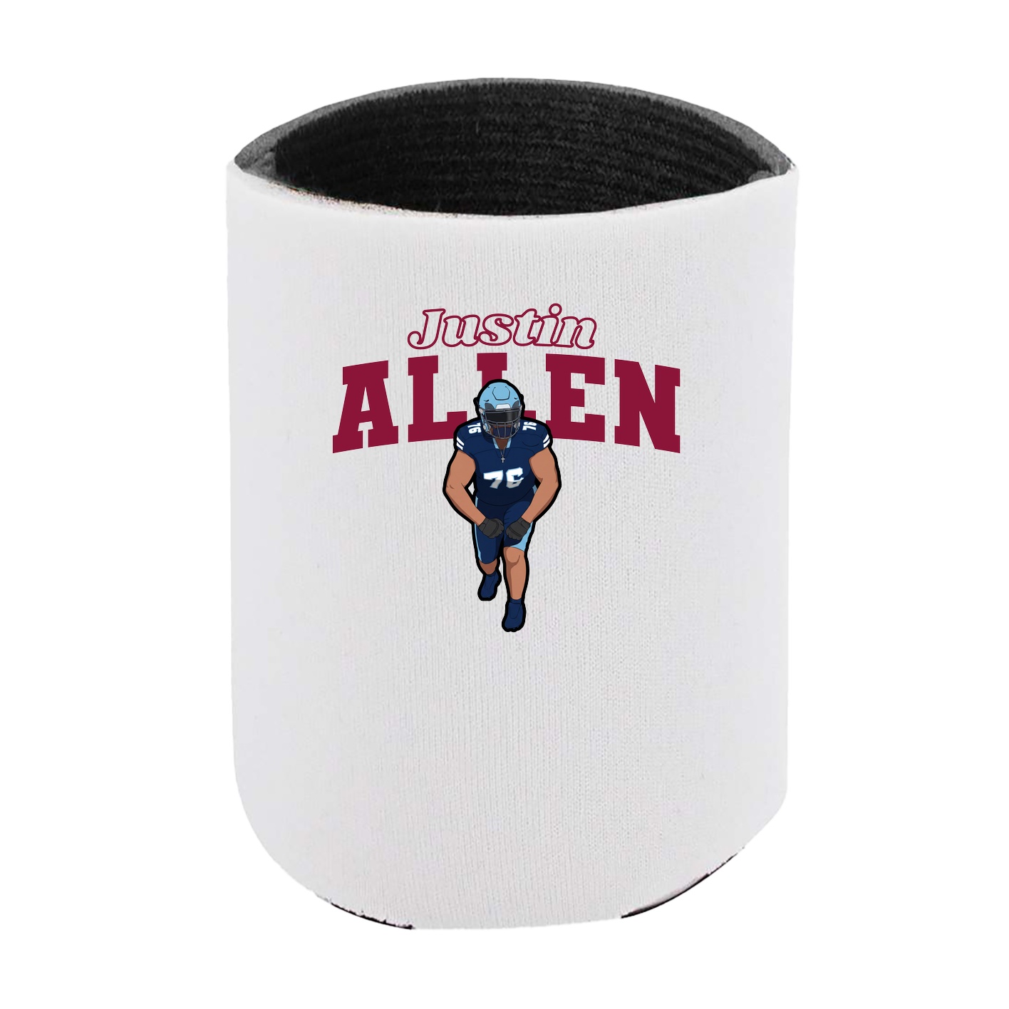 Can Holder — Name Arch in White