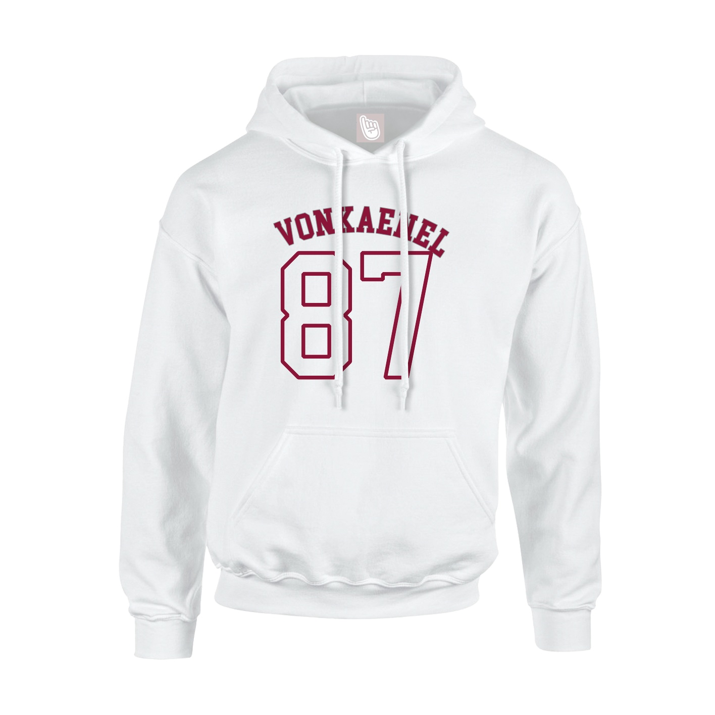Youth Hoodie — Shirsey Arch in White