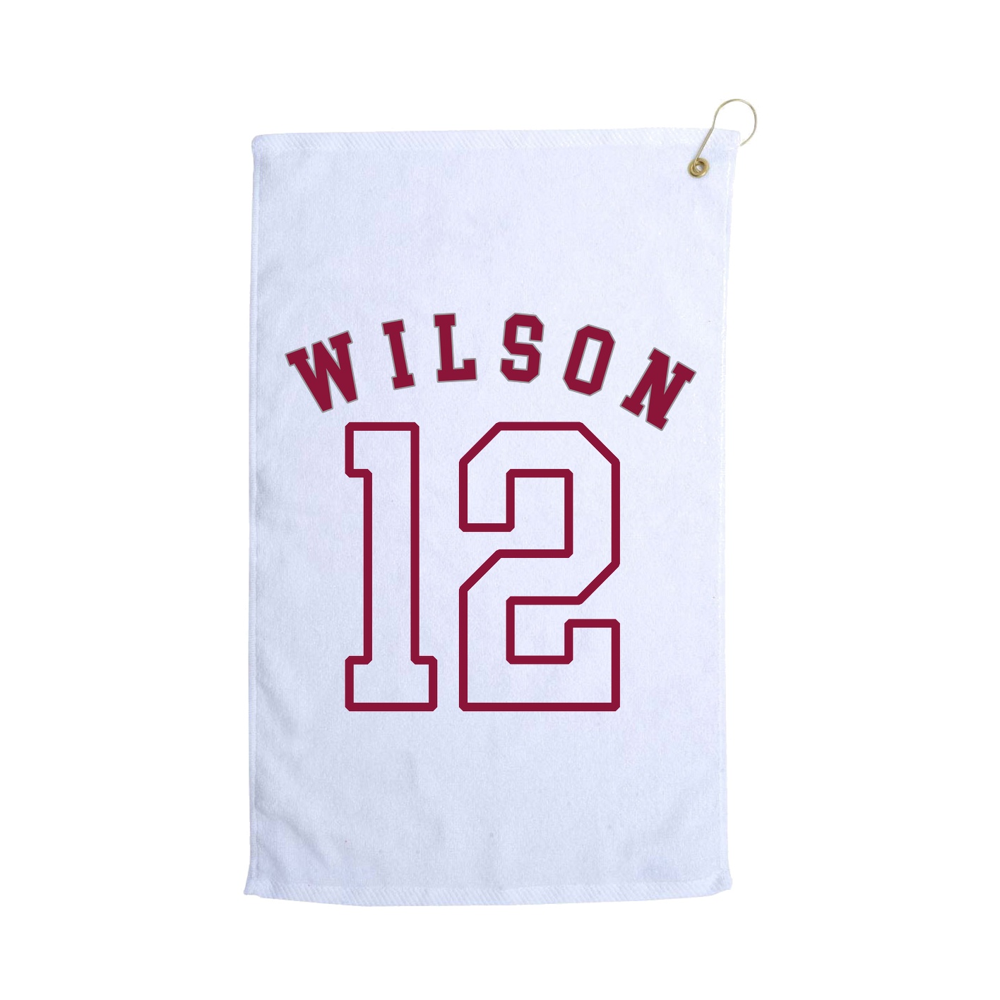 Golf Towel — Shirsey Arch in White