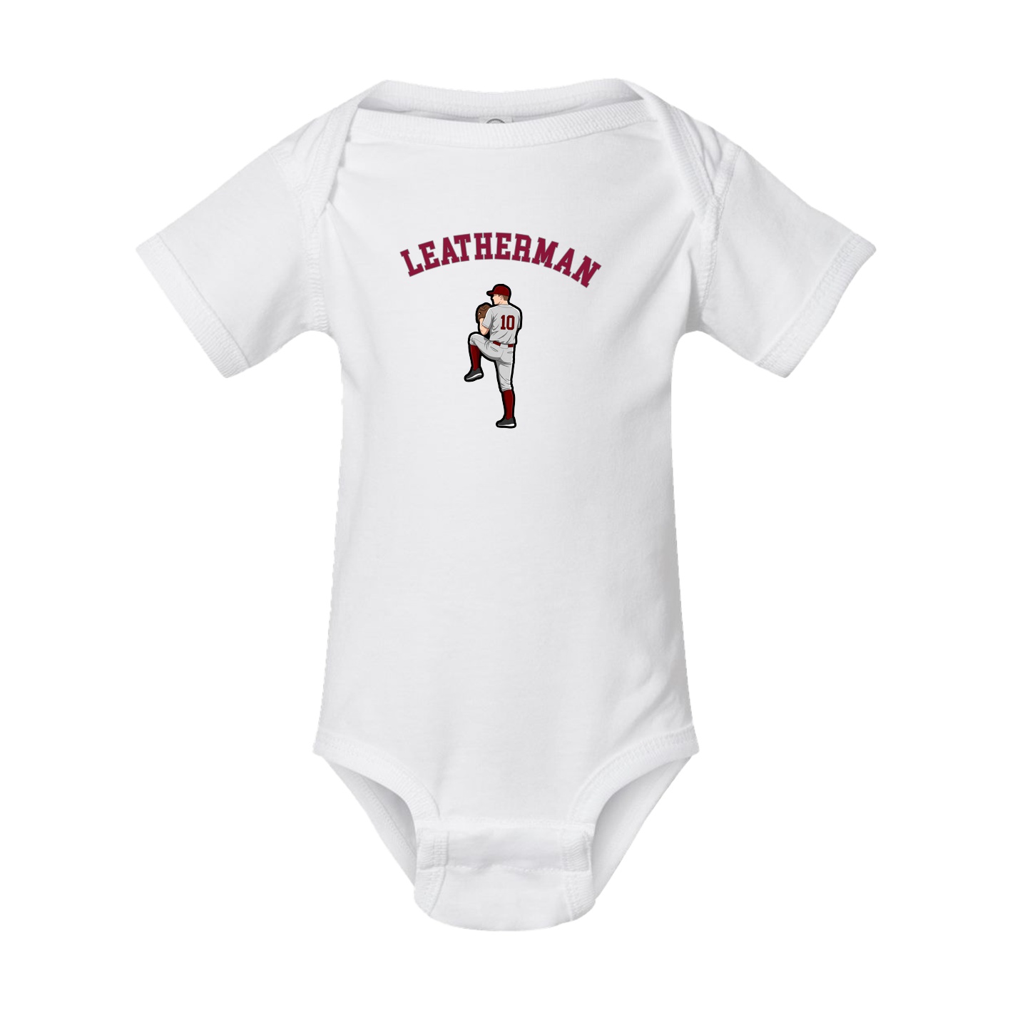 Baby Onesie — Shirsey Arch in White