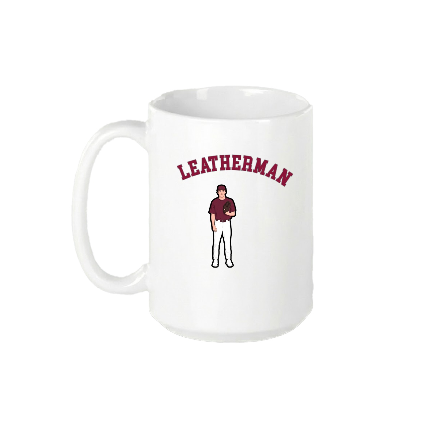 15oz Coffee Mug — Shirsey Arch in White
