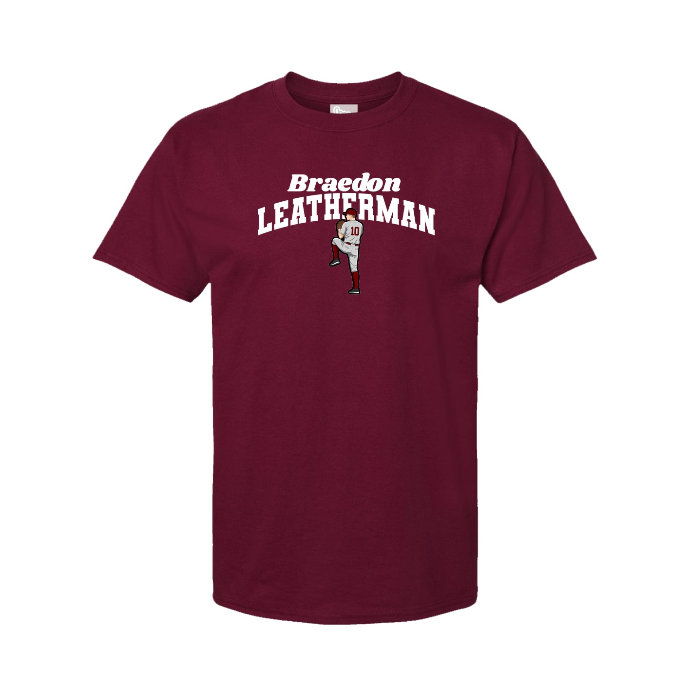 Youth Tee — Signature Arch in Cardinal