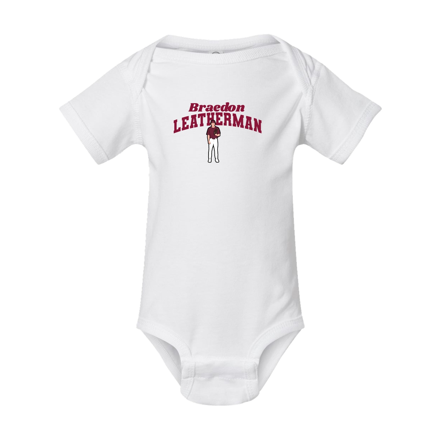 Baby Onesie — Signature Arch in White