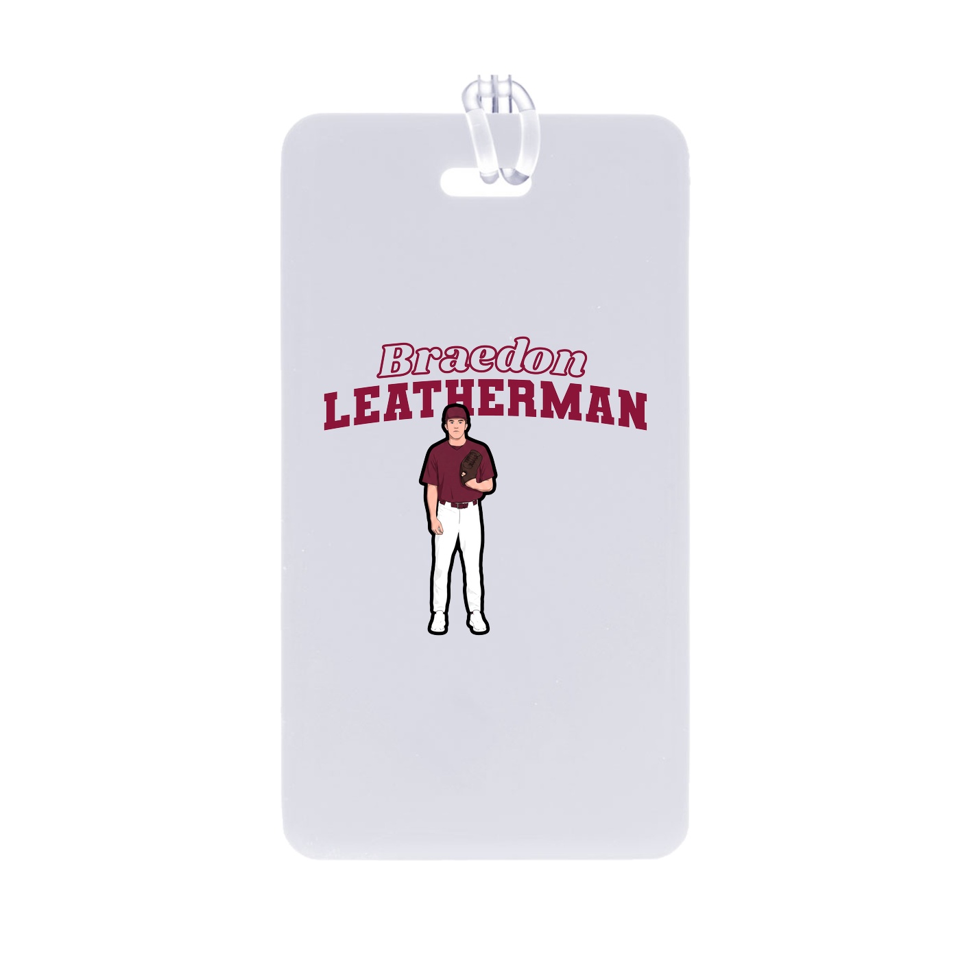 Bag Tag — Name Arch in Classic