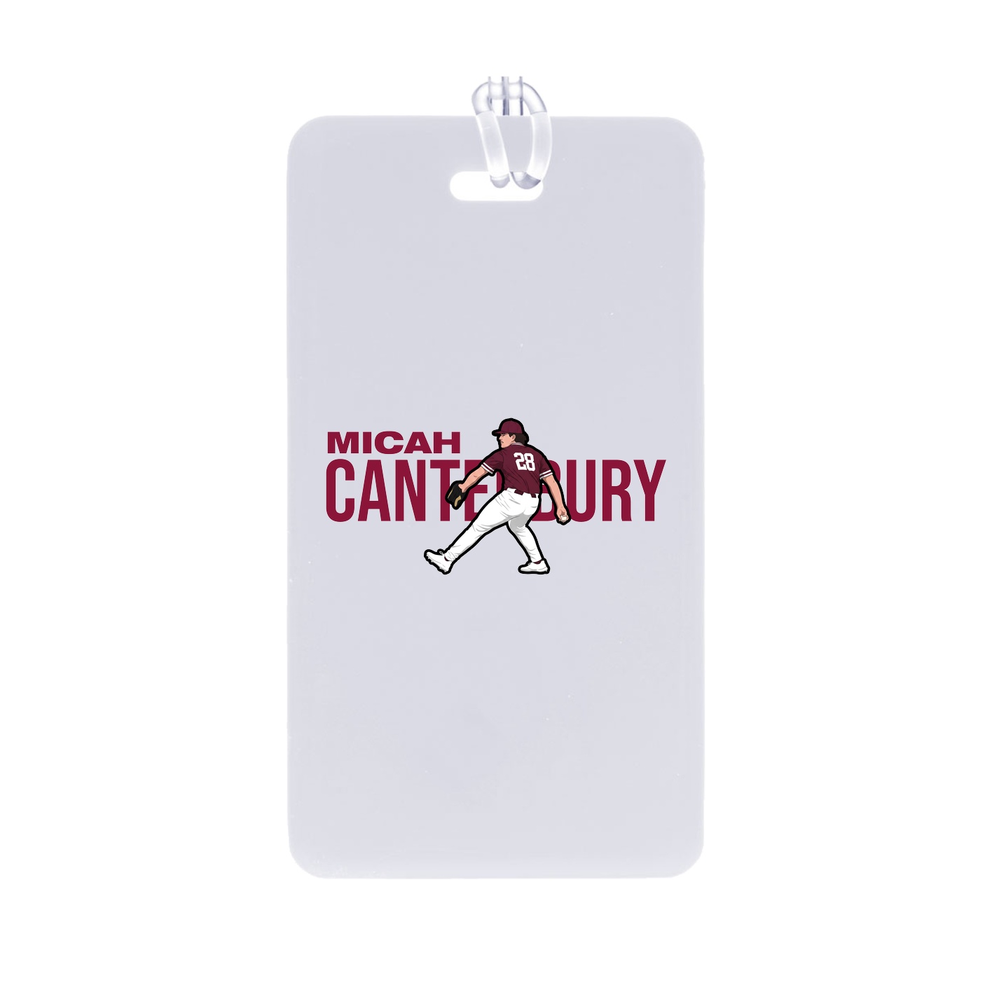 Bag Tag — Player Name in Classic