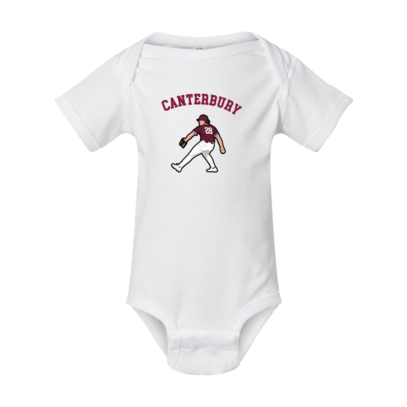 Baby Onesie — Shirsey Arch in White