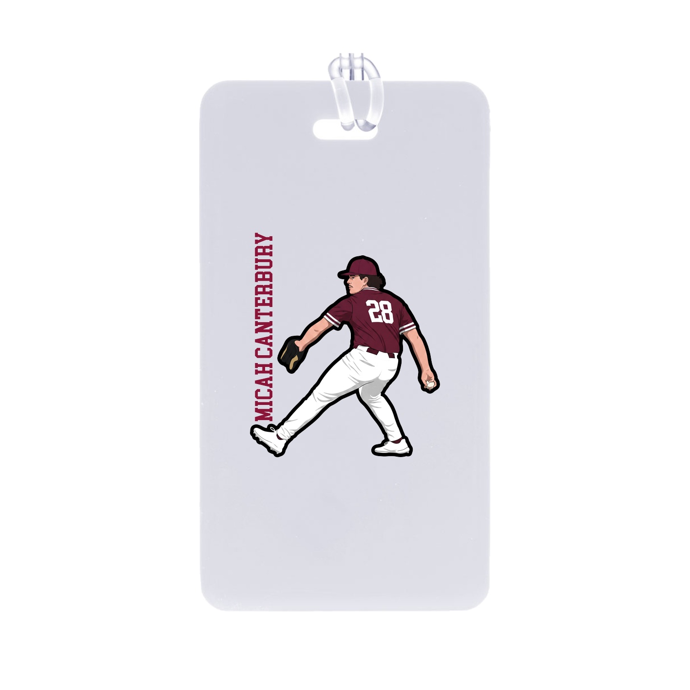 Bag Tag — Name Vertical in Classic