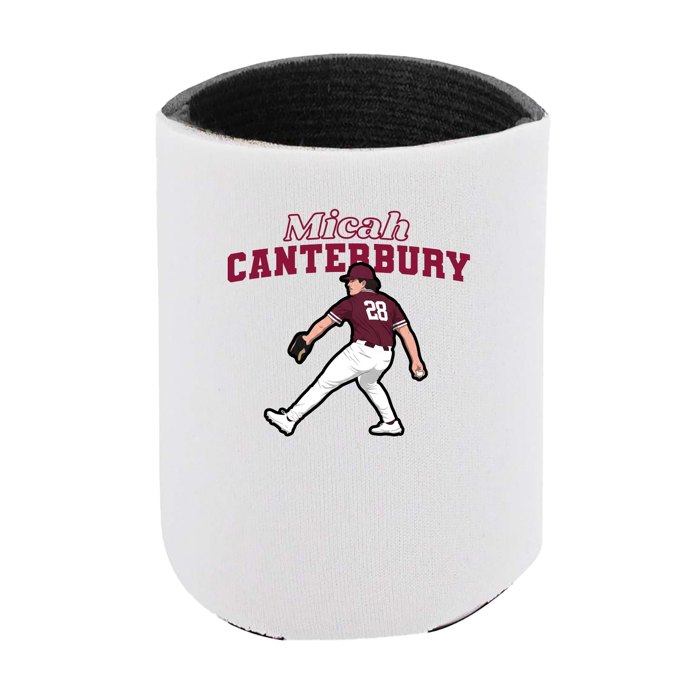 Can Holder — Name Arch in White