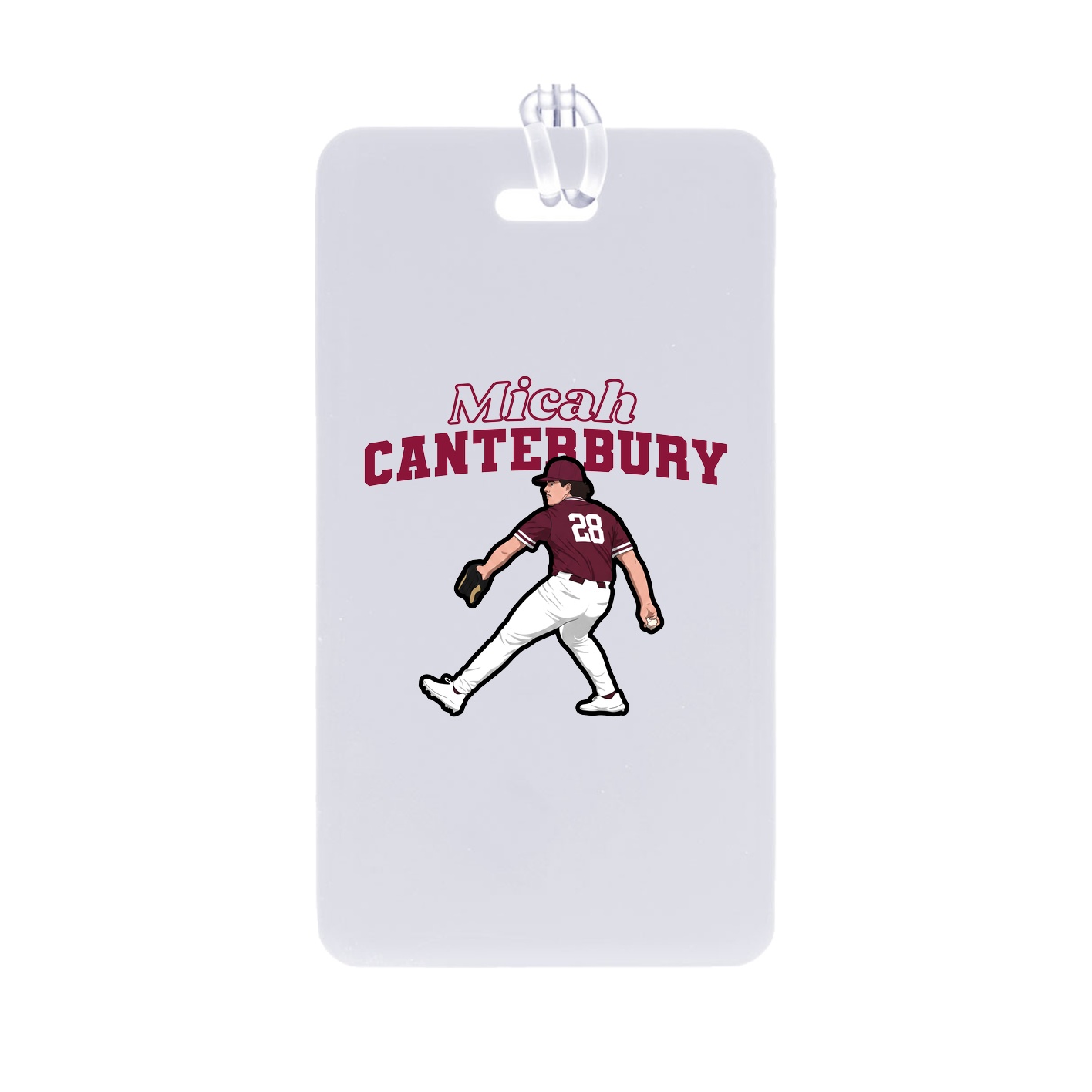 Bag Tag — Name Arch in Classic