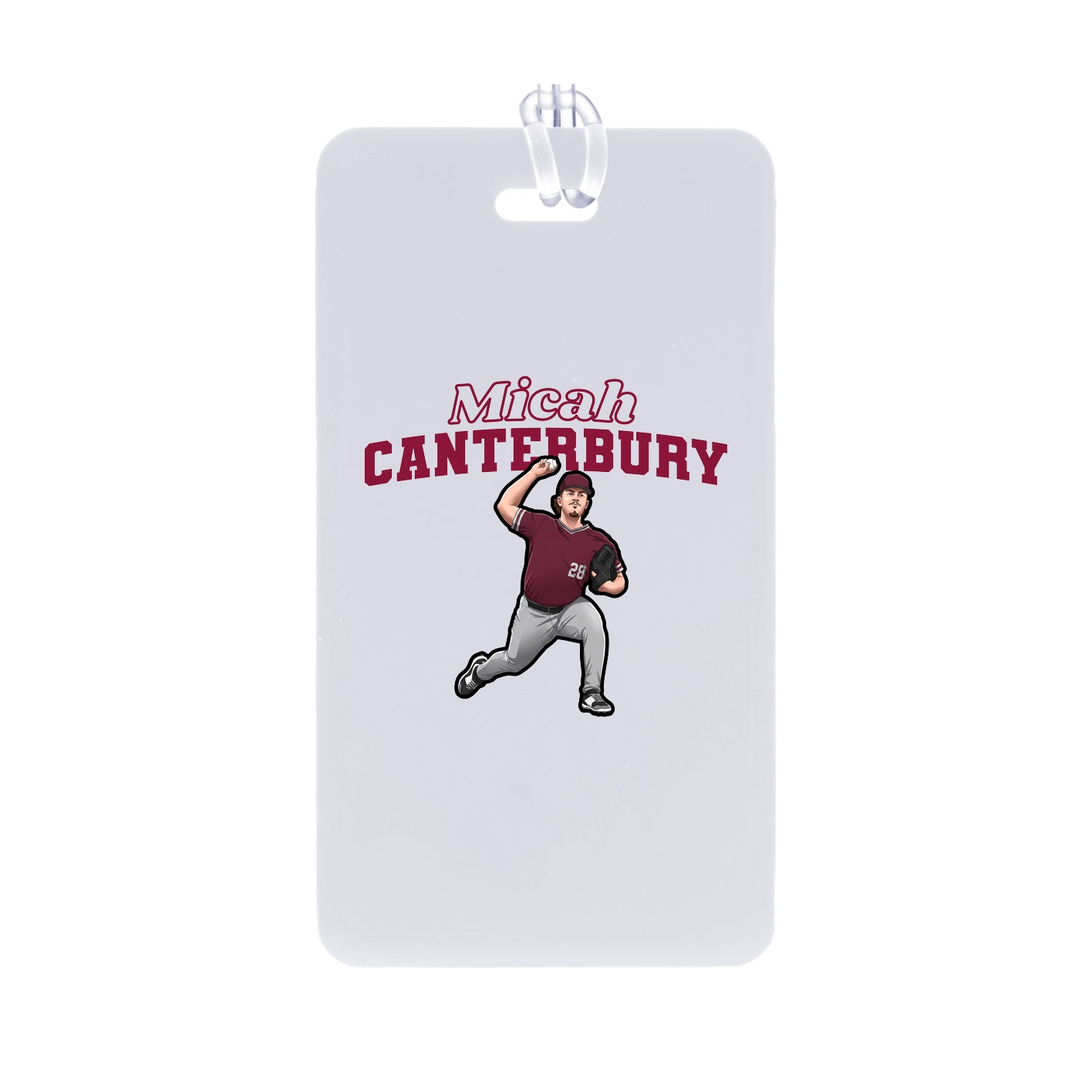 Bag Tag — Name Arch in Classic