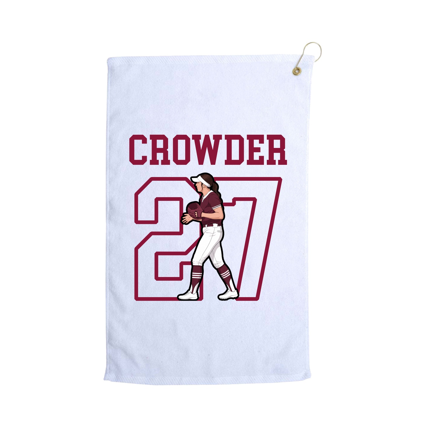 Golf Towel — Shirsey in White