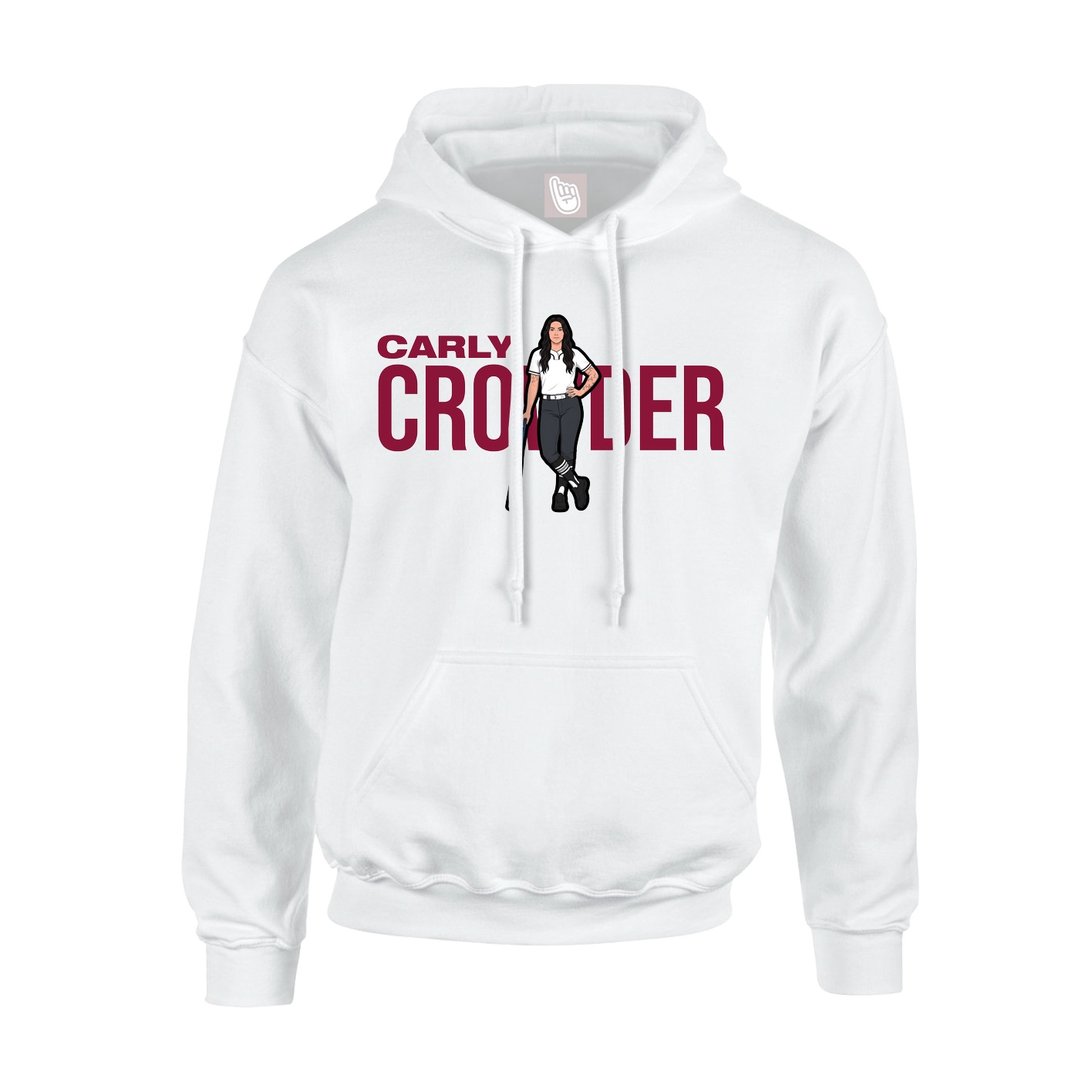 Hoodie — Player Name in White
