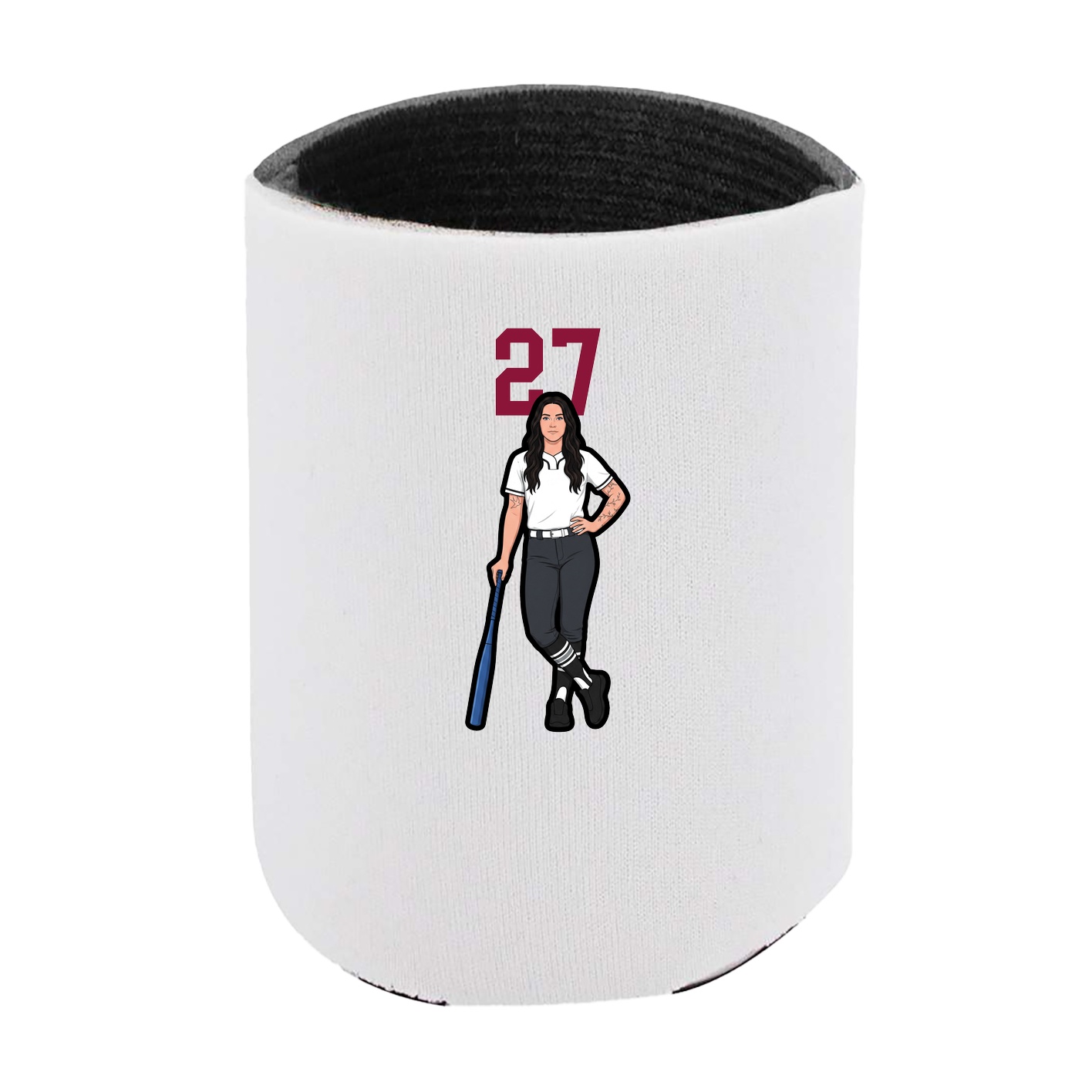 Can Holder — Number Top in White