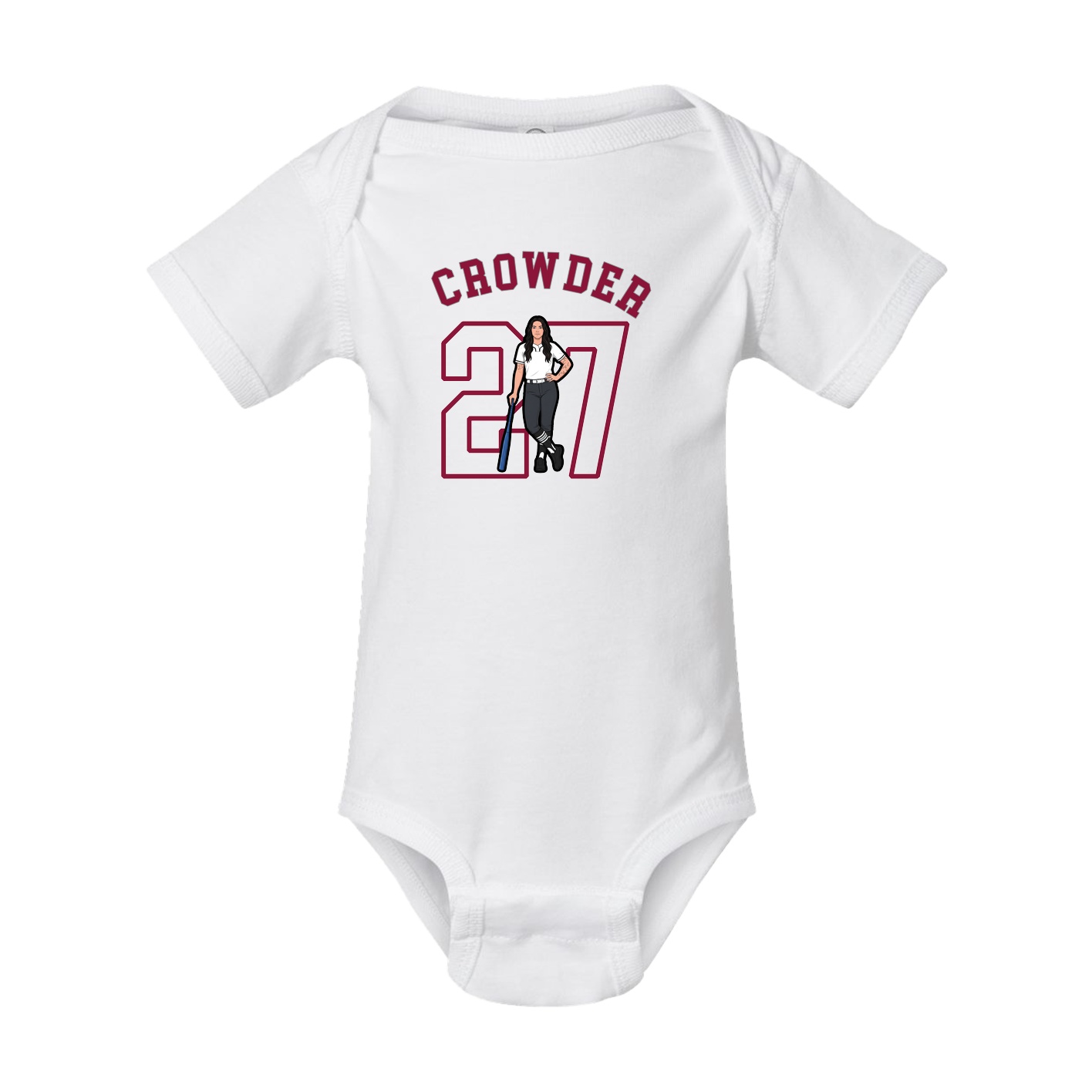Baby Onesie — Shirsey Arch in White