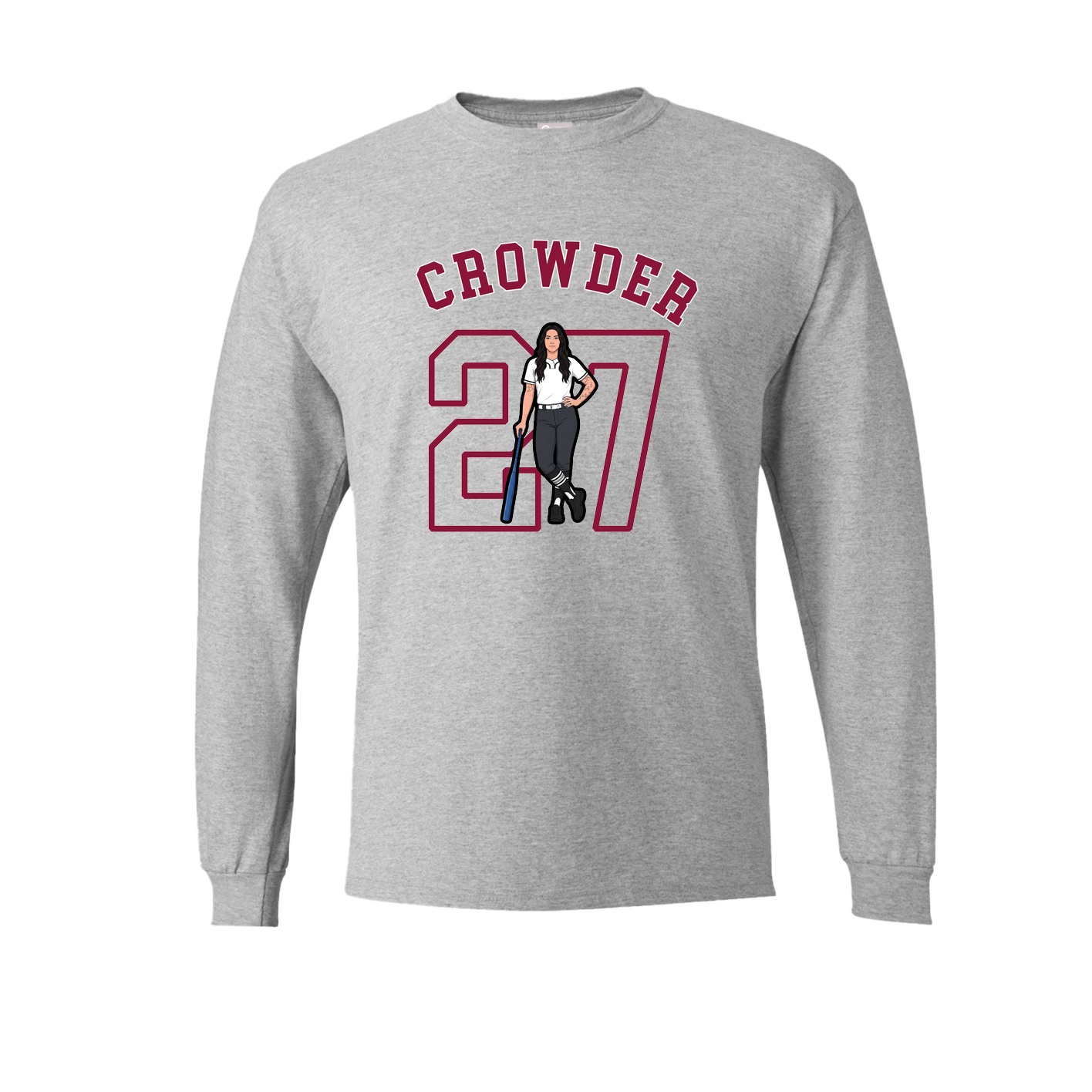 Long Sleeve Tee — Shirsey Arch in Grey