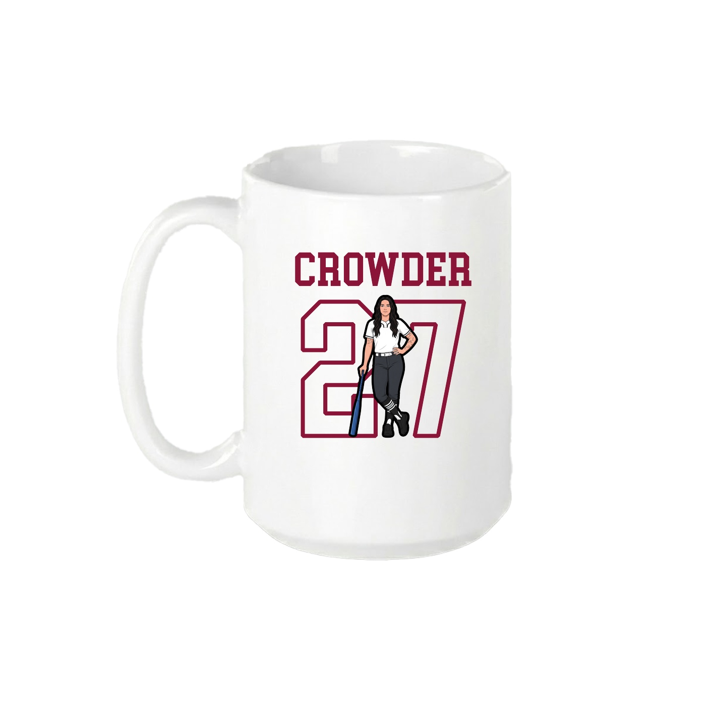 15oz Coffee Mug — Shirsey in White
