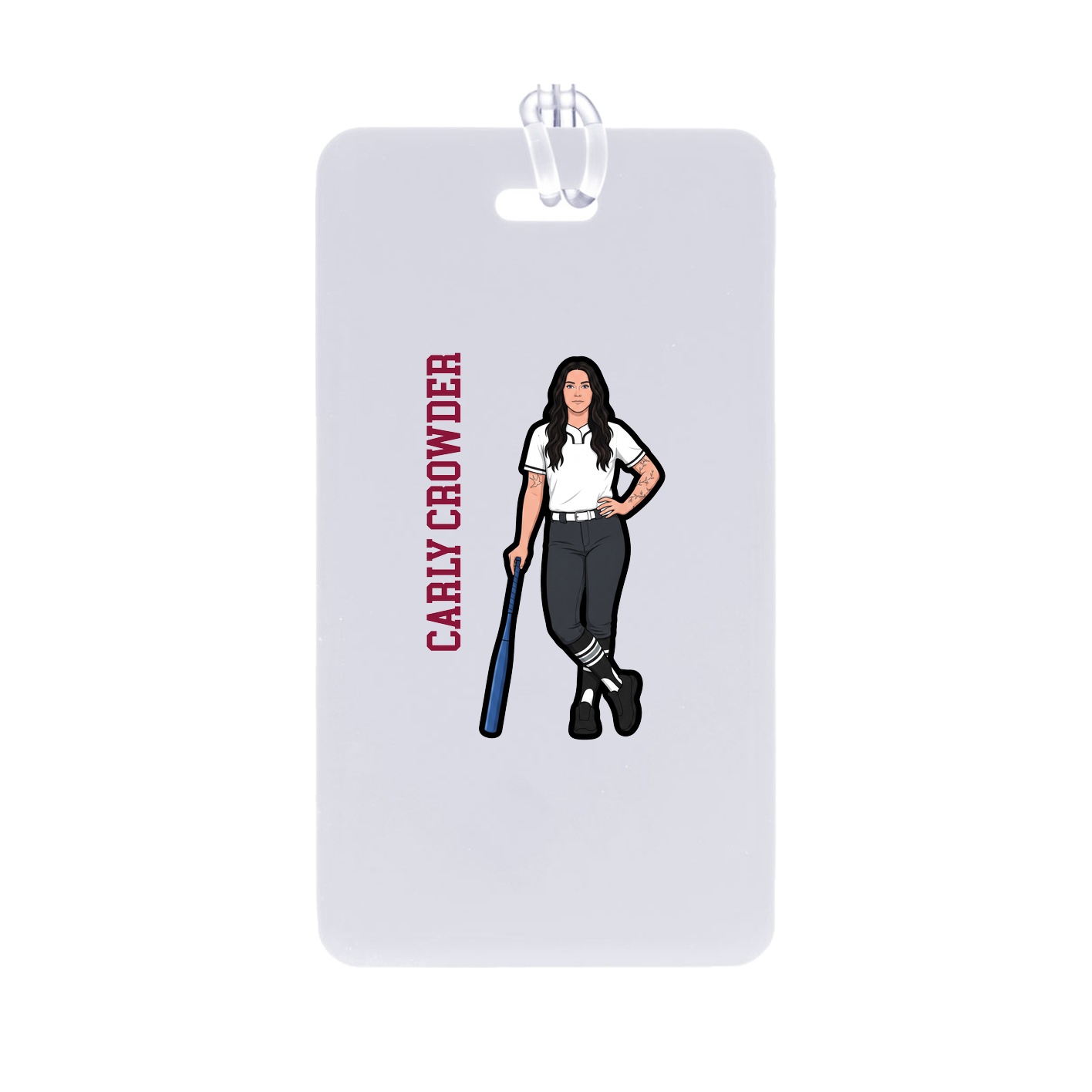 Bag Tag — Name Vertical in Classic