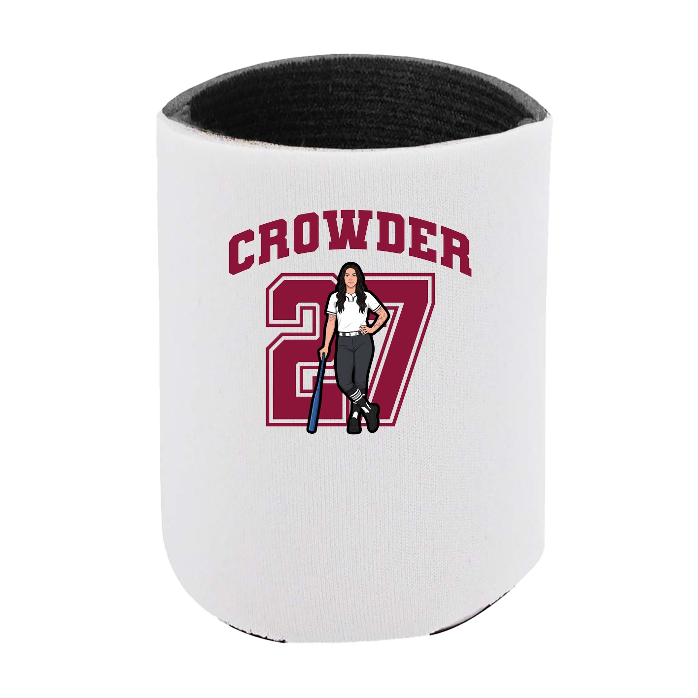 Can Holder — Number in White