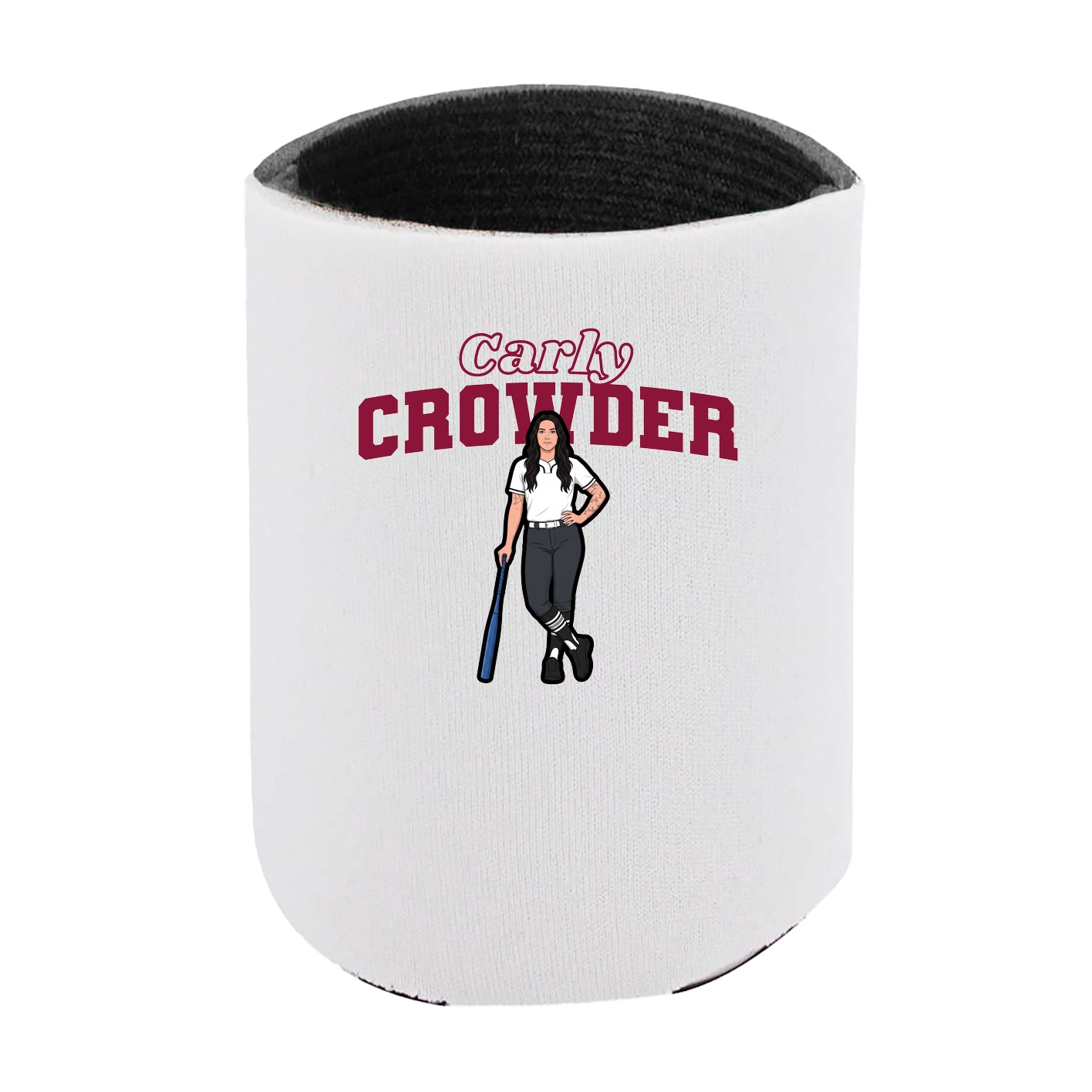 Can Holder — Name Arch in White