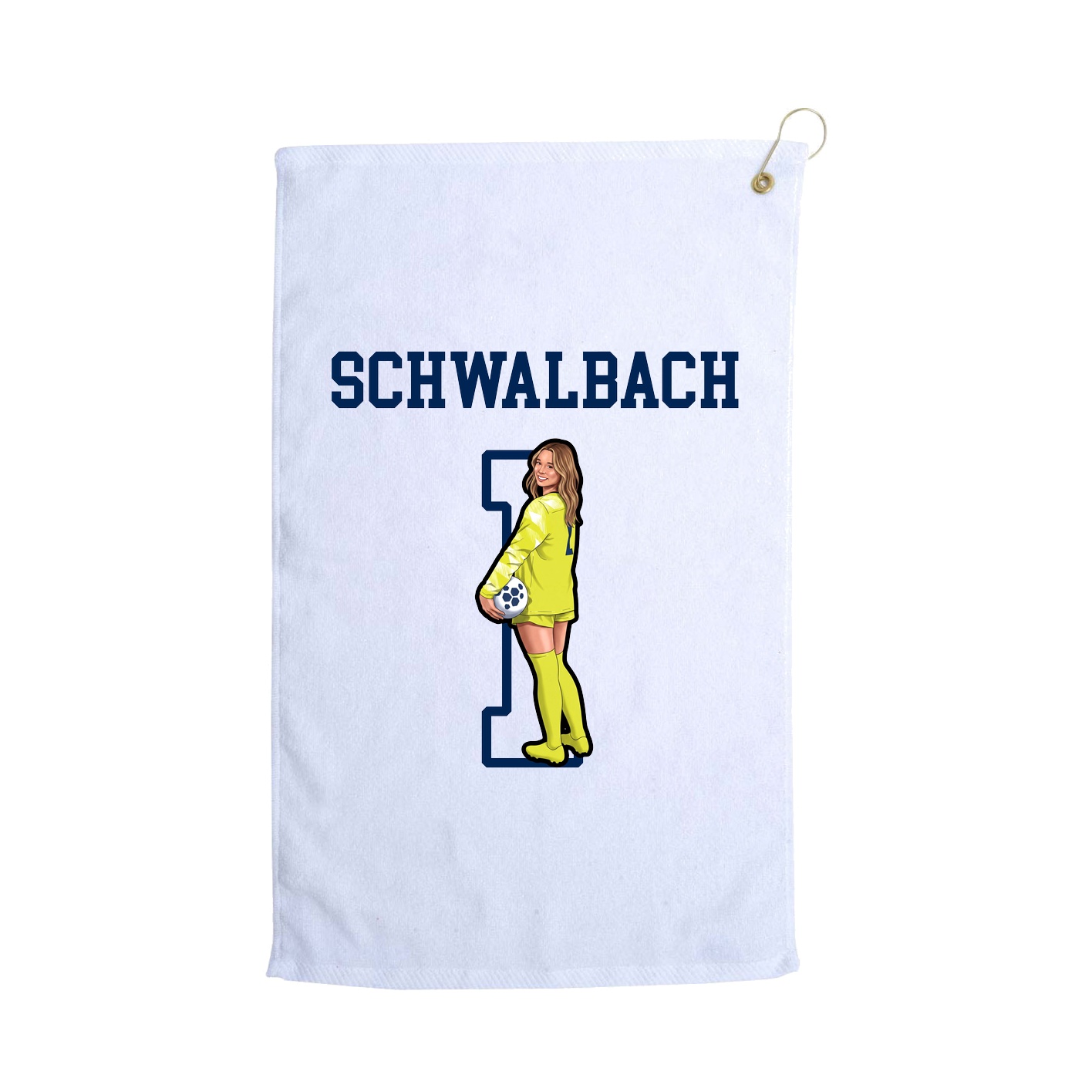 Golf Towel — Shirsey in White