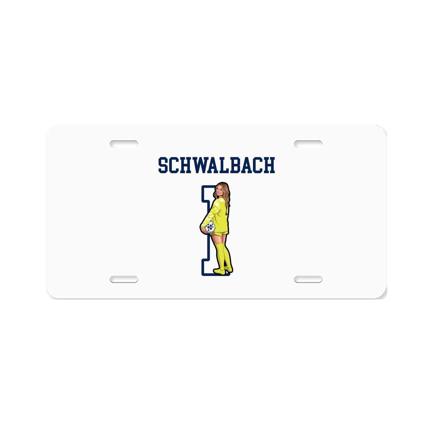 License Plate — Shirsey in Classic