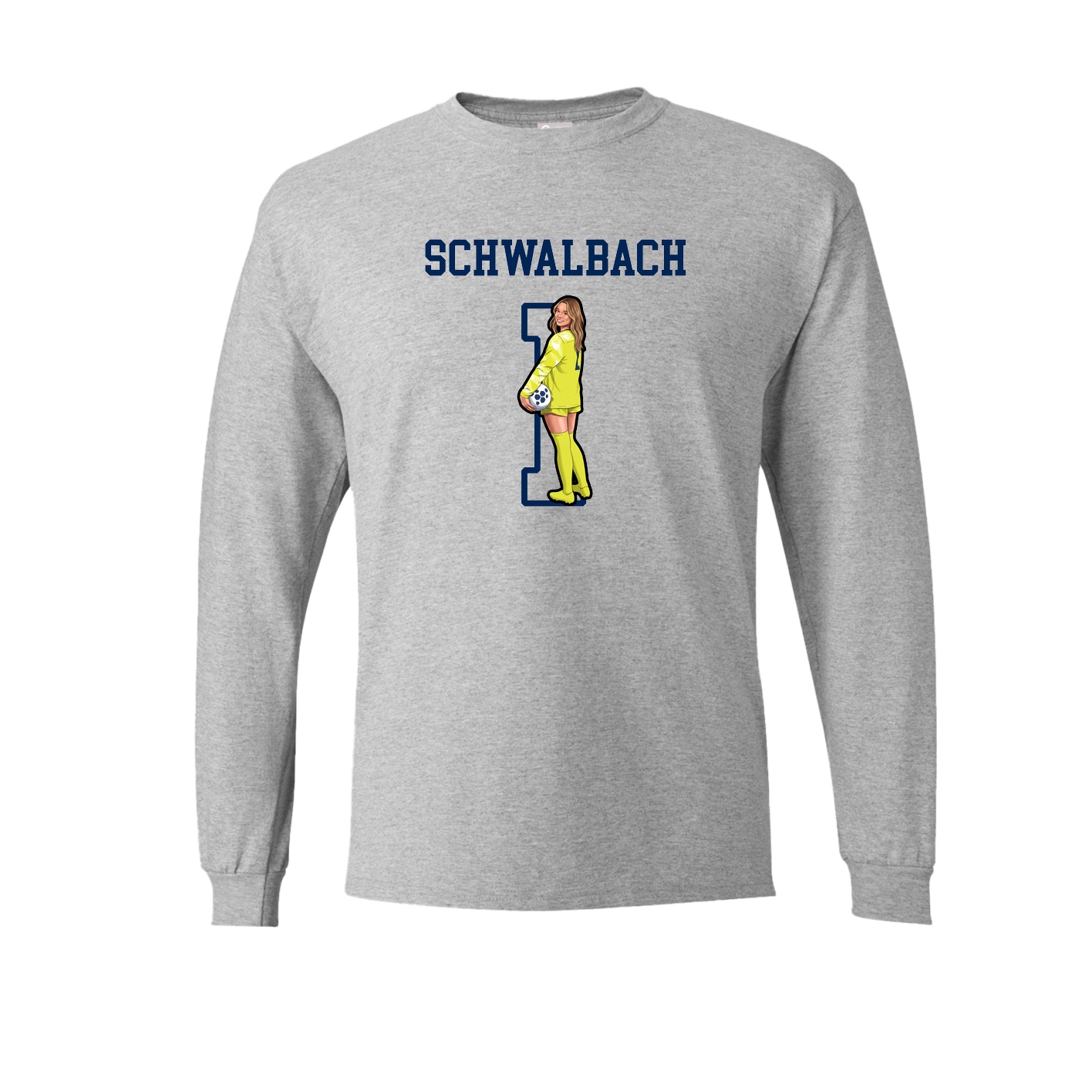 Long Sleeve Tee — Shirsey in Grey