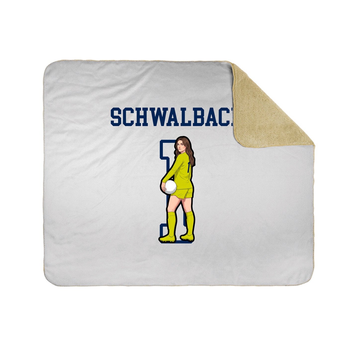 Throw Blanket — Shirsey in White