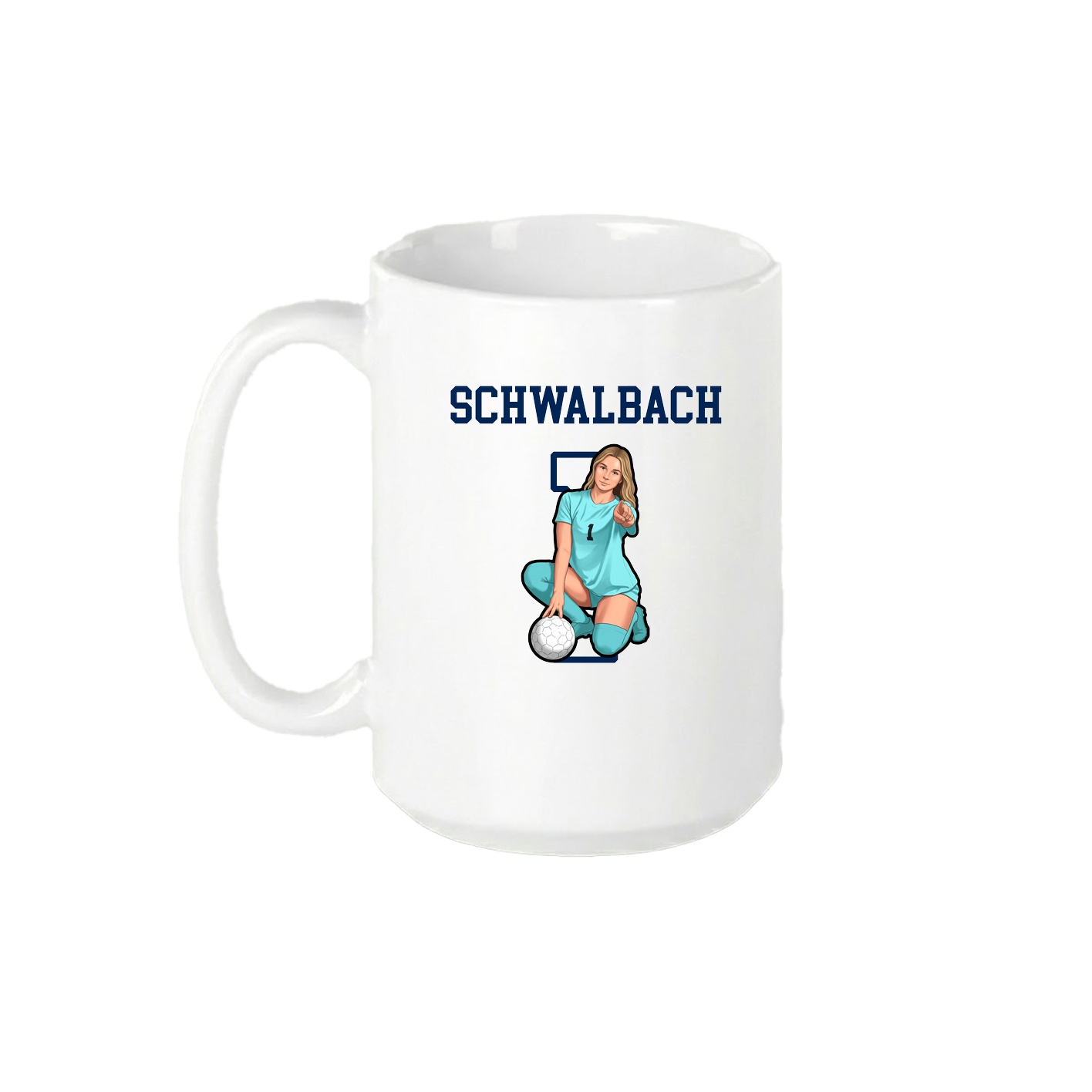 15oz Coffee Mug — Shirsey in White