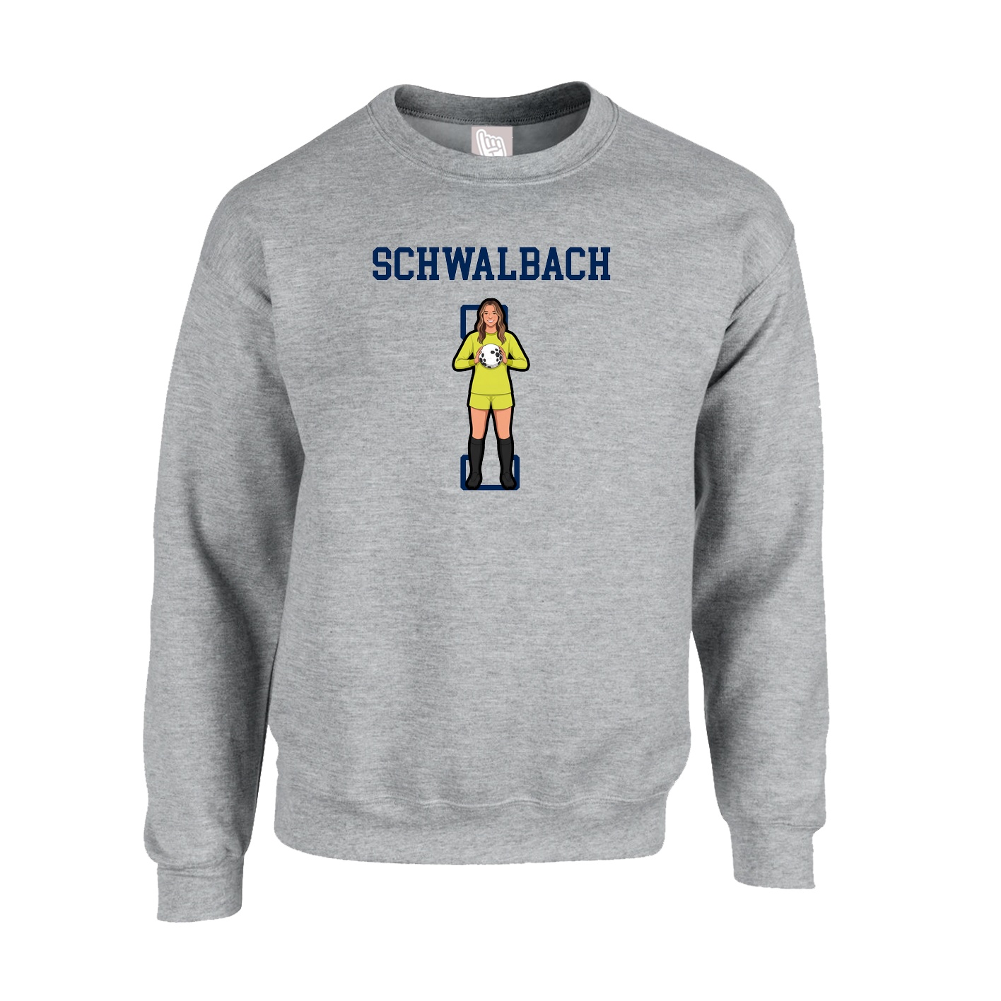 Fleece Crew — Shirsey in Grey