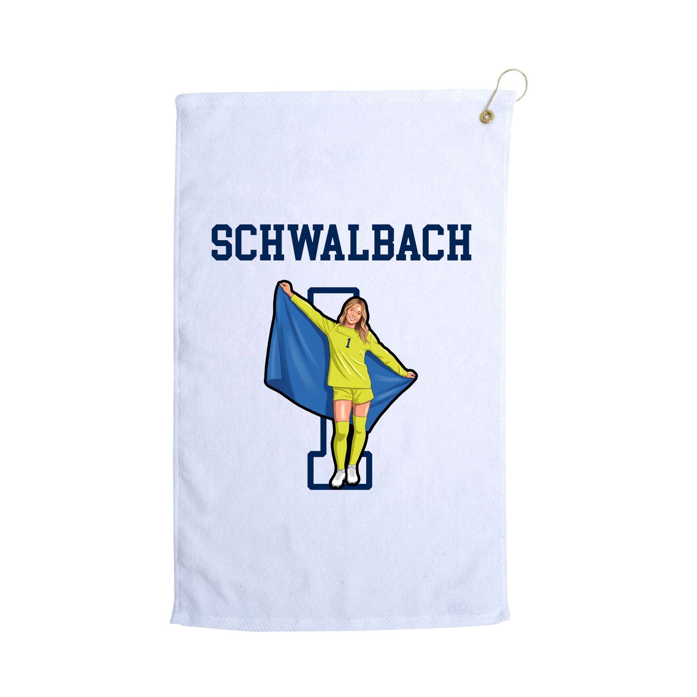 Golf Towel — Shirsey in White