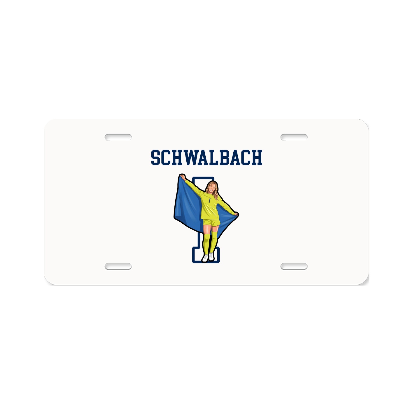 License Plate — Shirsey in Classic
