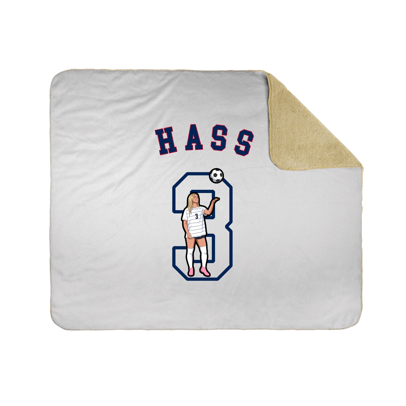 Throw Blanket — Shirsey Arch in White