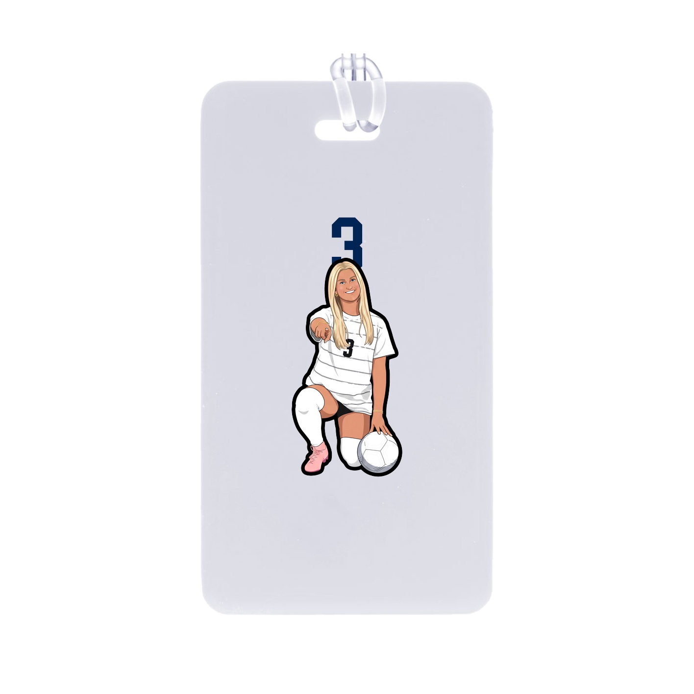Bag Tag — Number Top in Classic