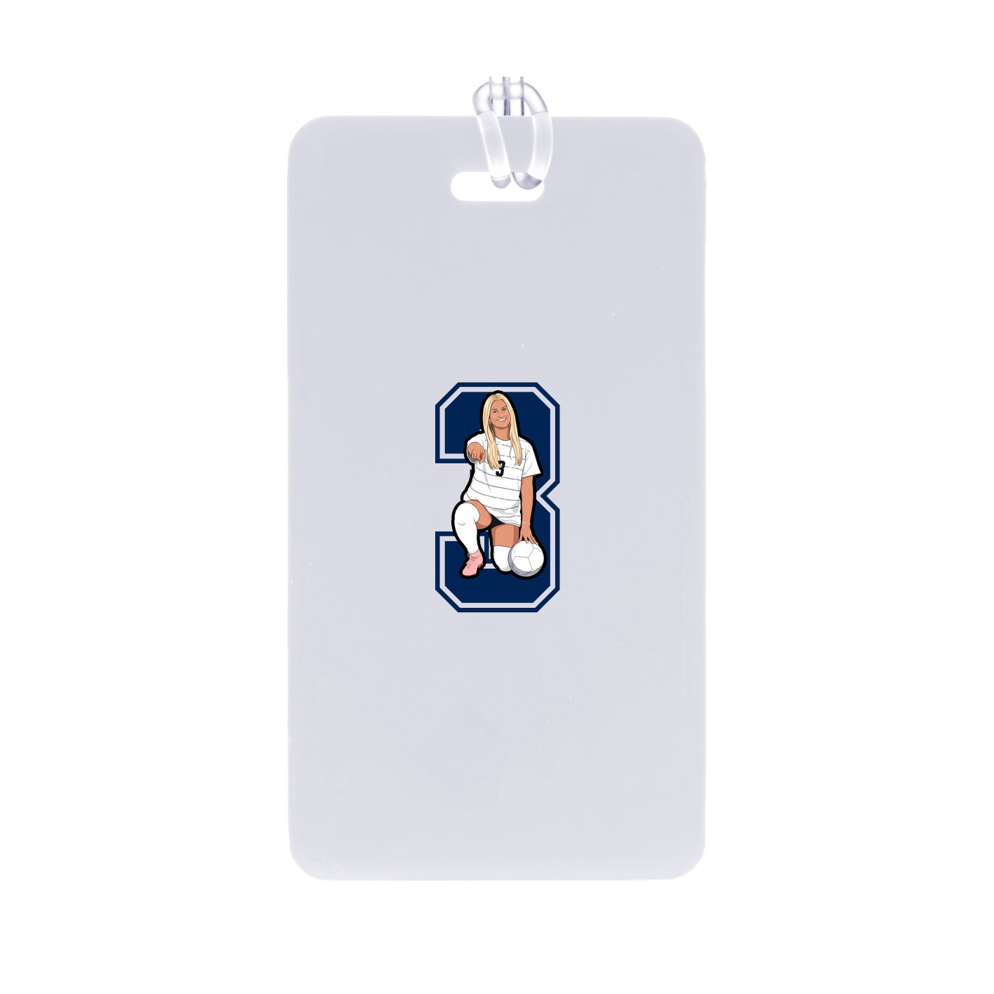 Bag Tag — Number in Classic