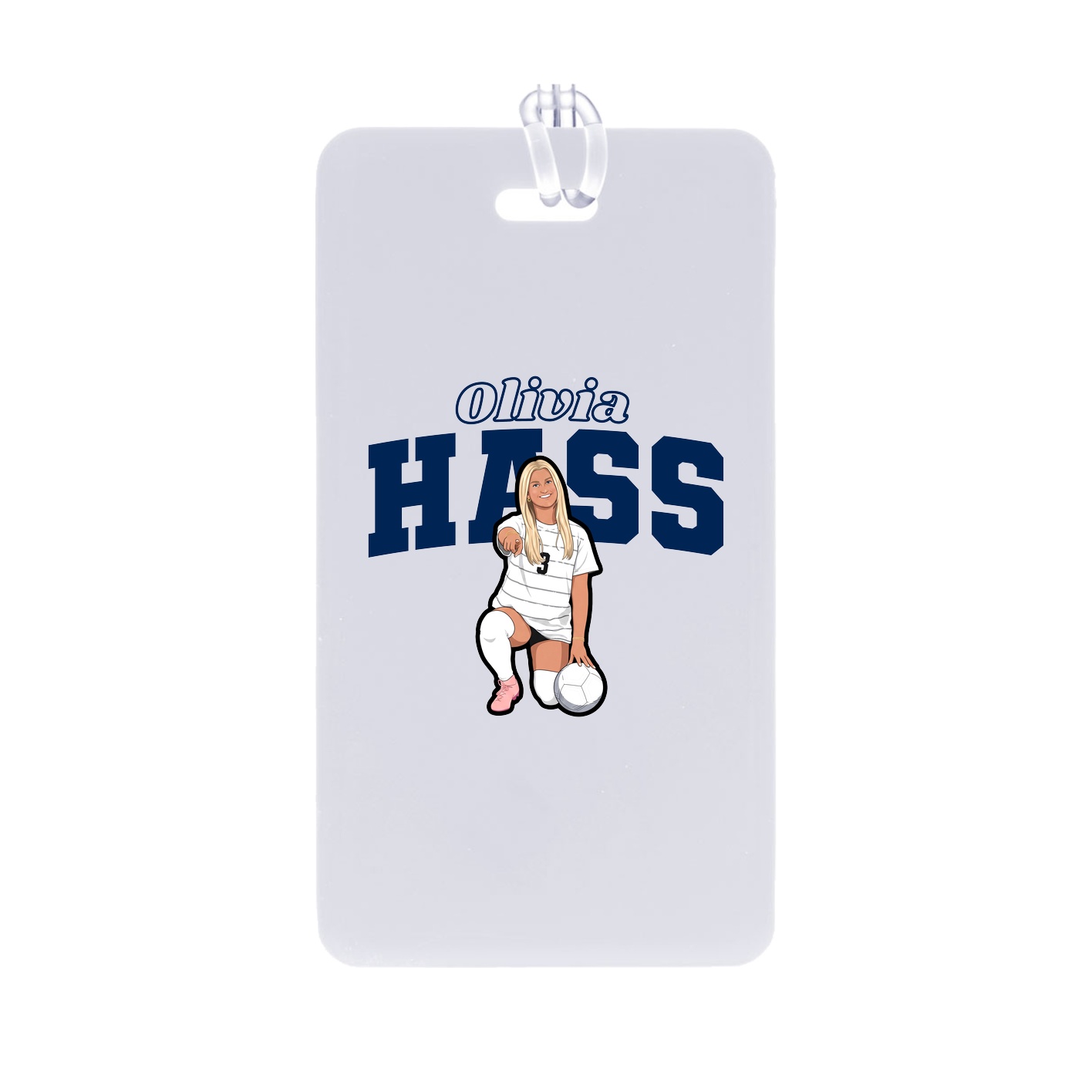 Bag Tag — Name Arch in Classic