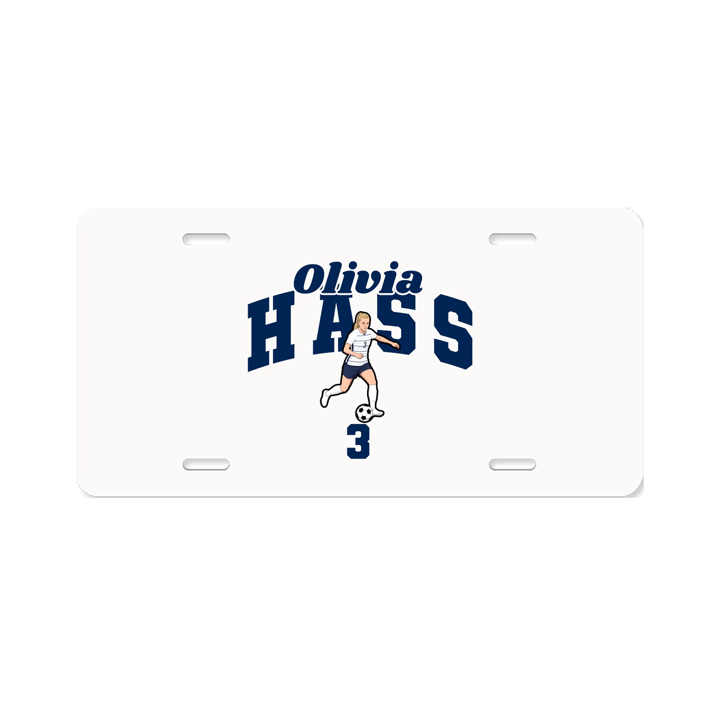License Plate — Signature Arch in Classic