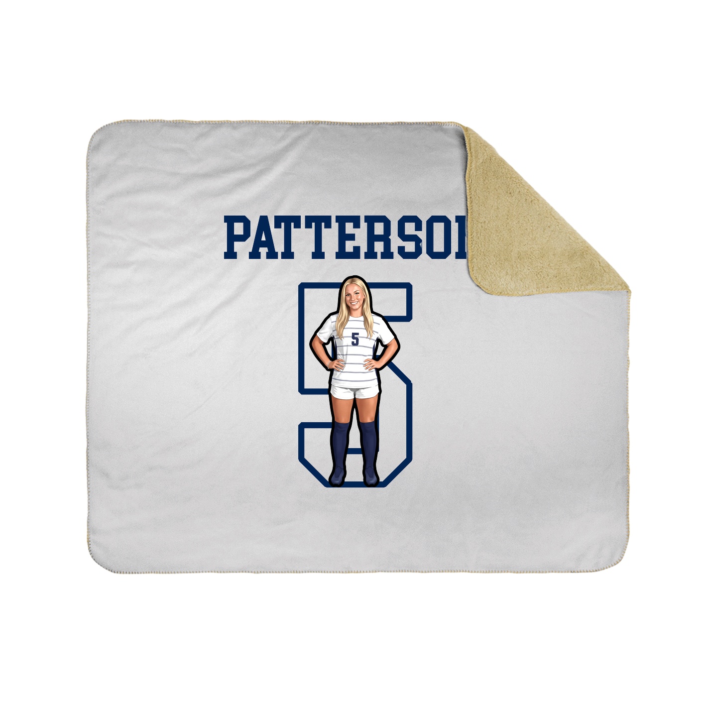 Throw Blanket — Shirsey in White