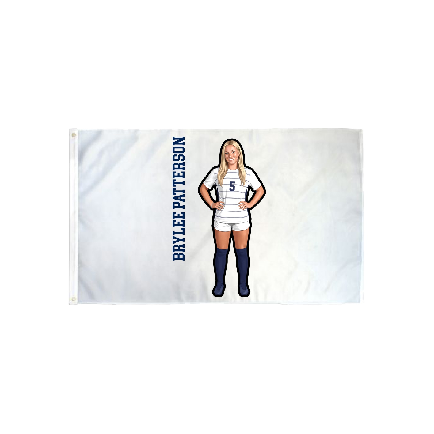 3x5 Flag — Name Vertical in Classic
