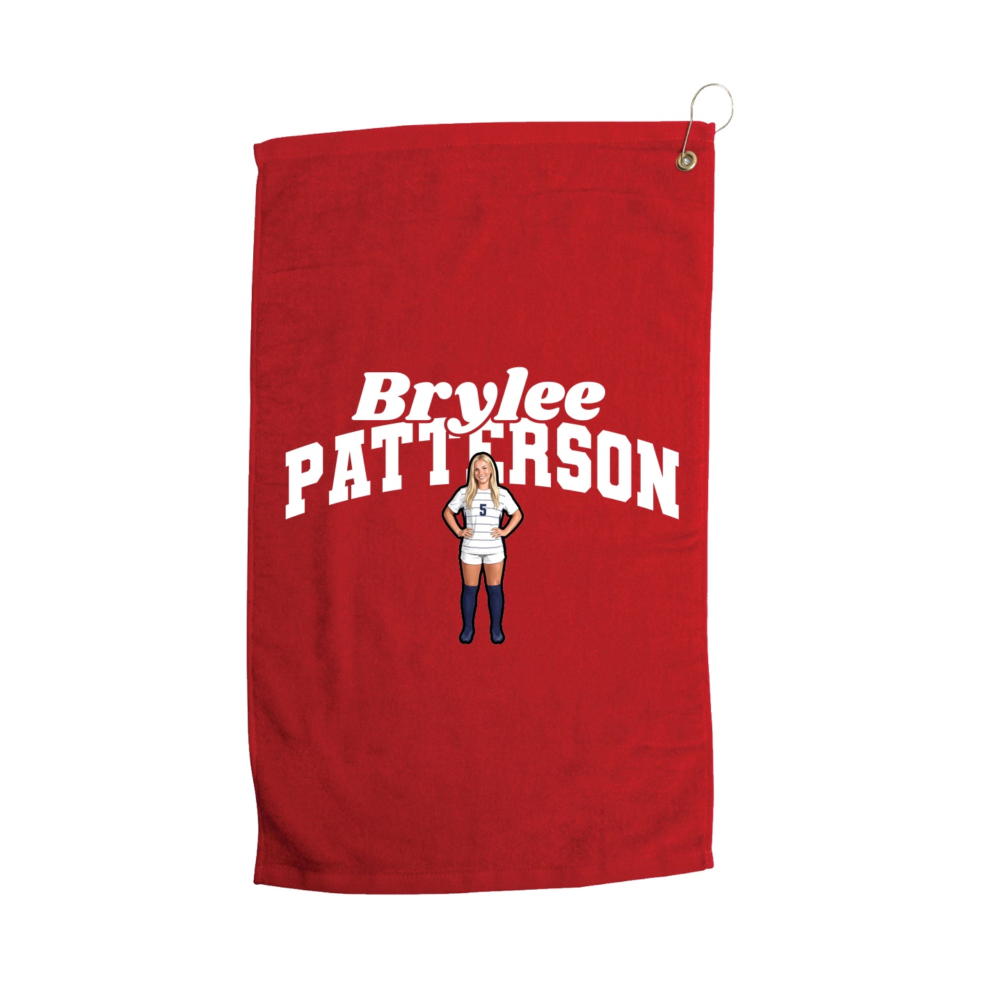 Golf Towel — Signature Arch in Red
