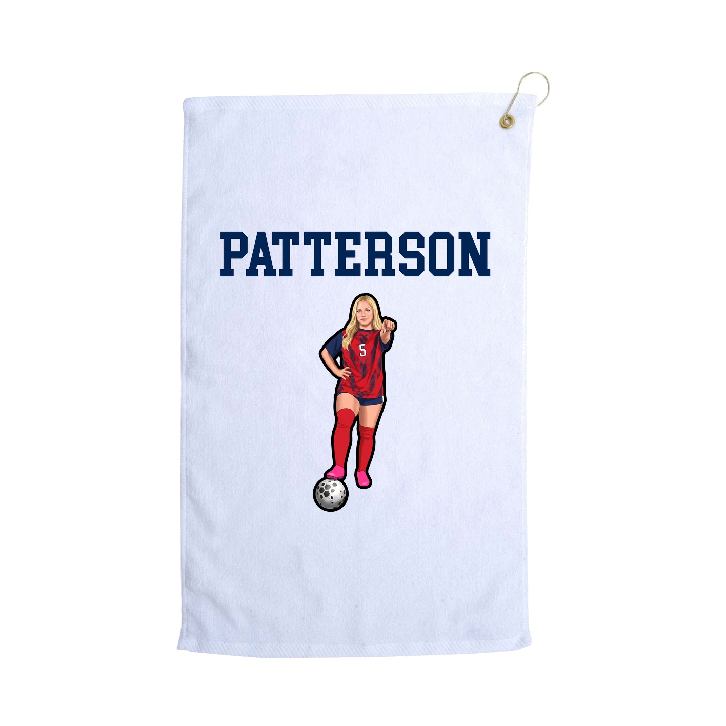 Golf Towel — Shirsey in White