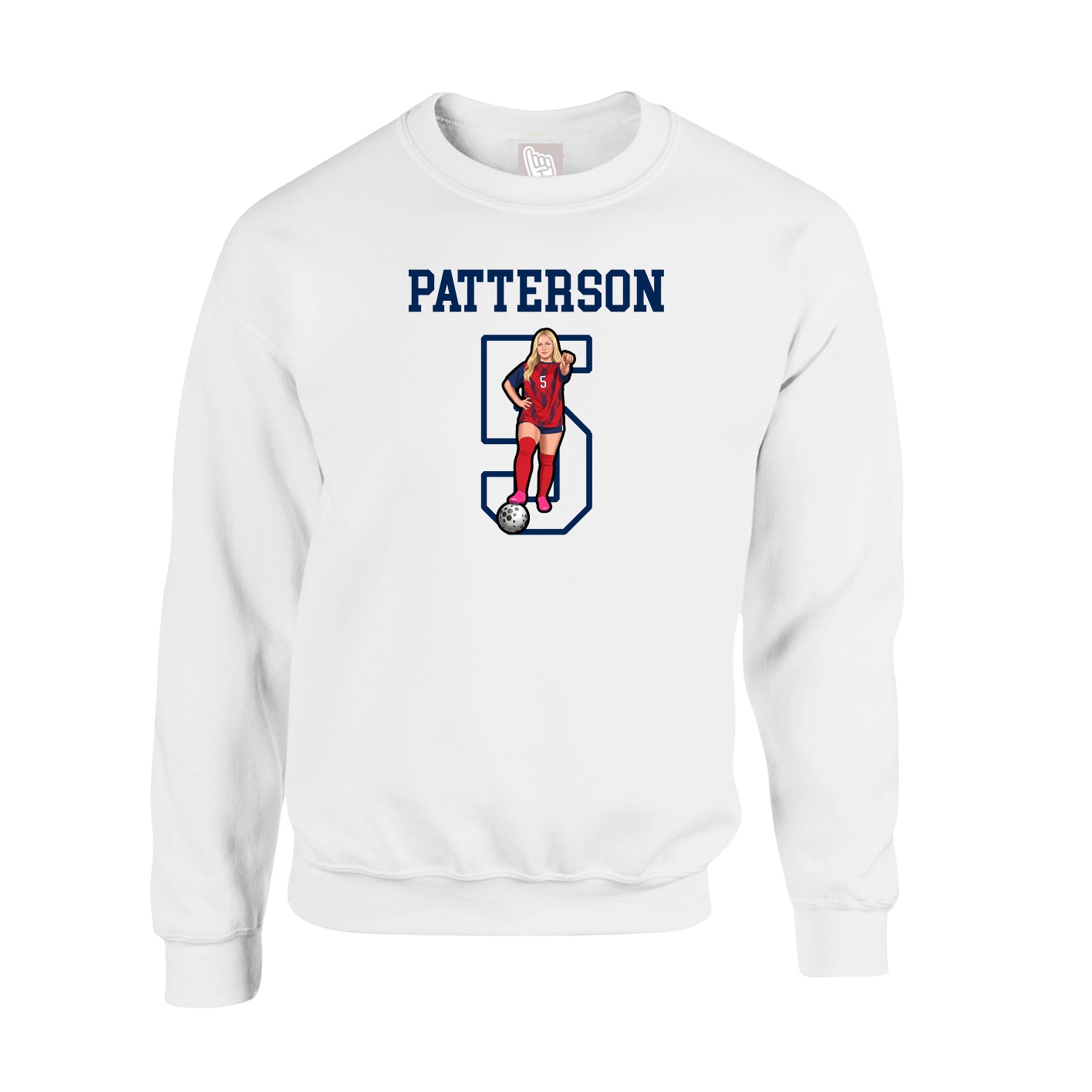 Fleece Crew — Shirsey in White