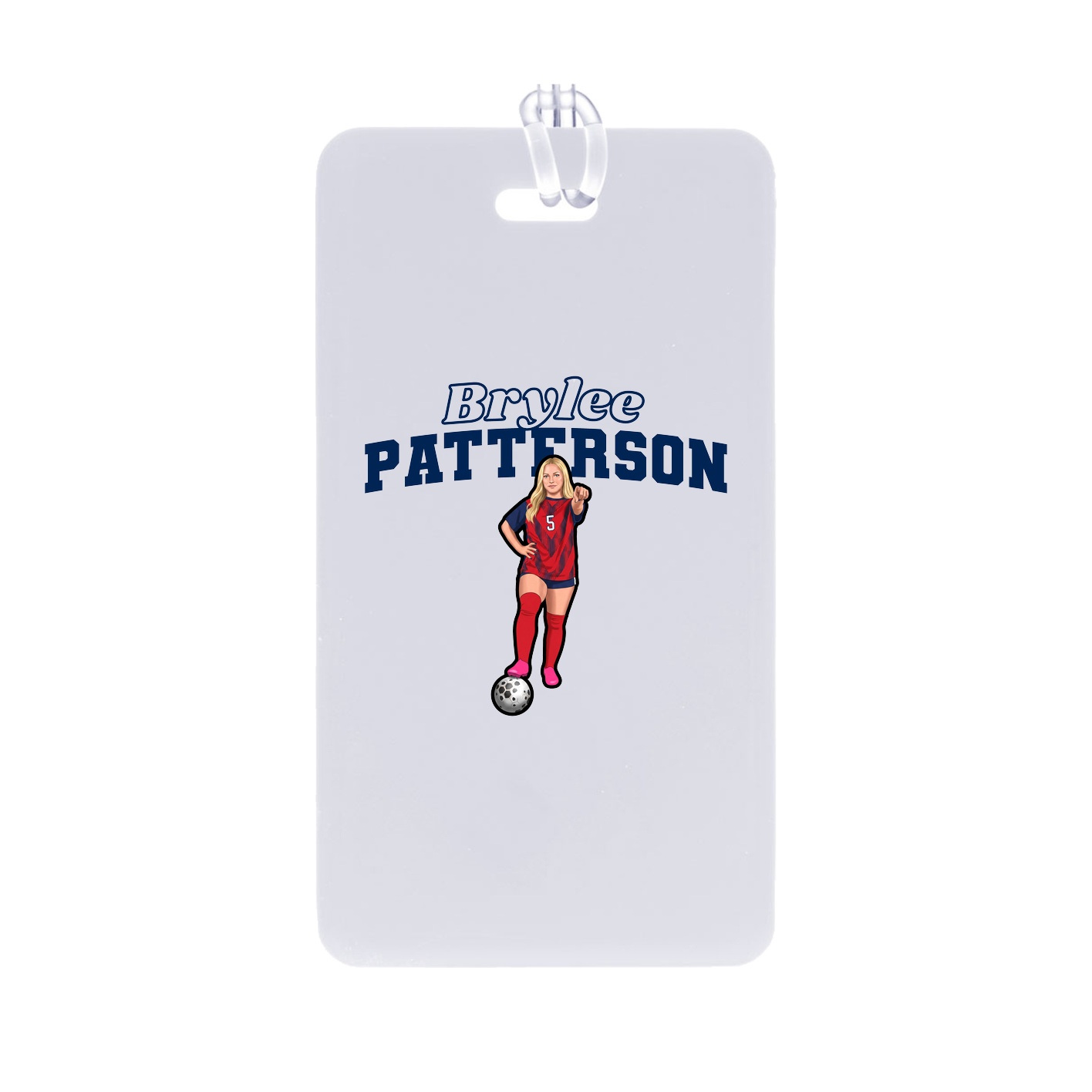 Bag Tag — Name Arch in Classic