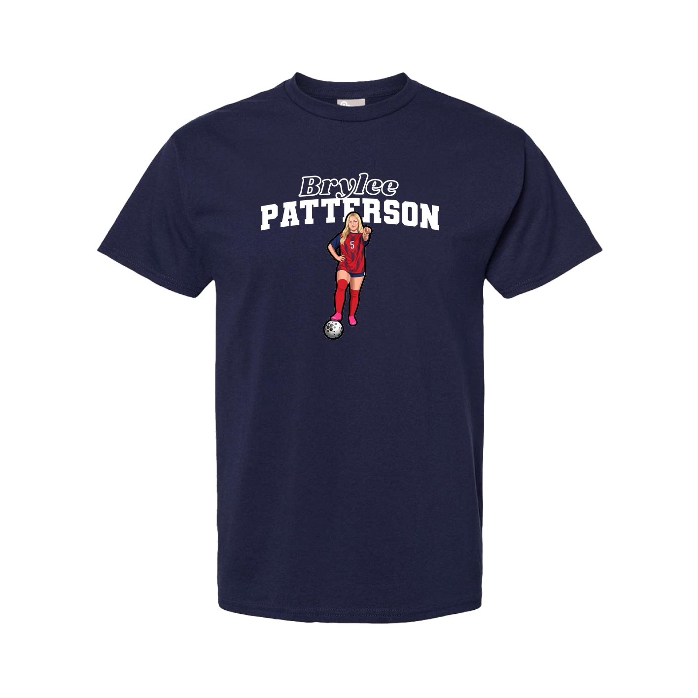 Tee — Name Arch in Navy