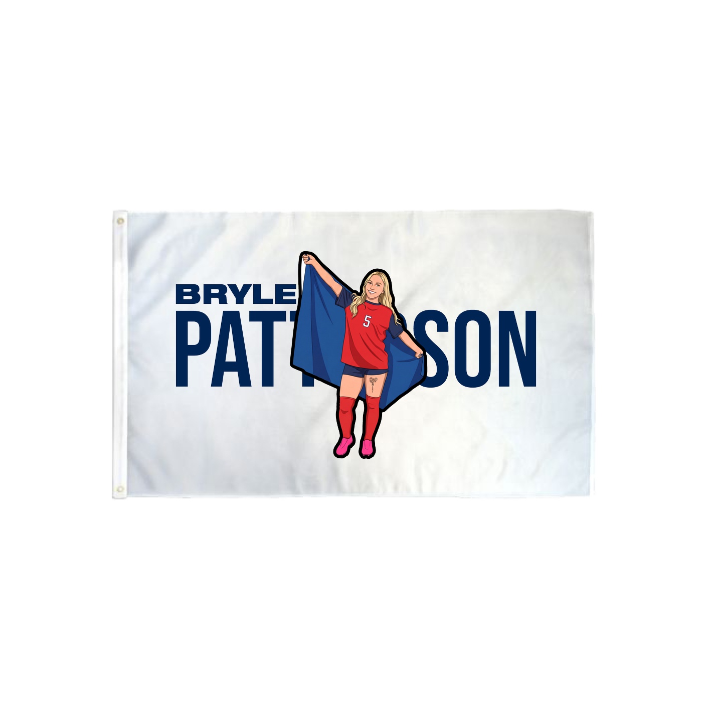 3x5 Flag — Player Name in Classic