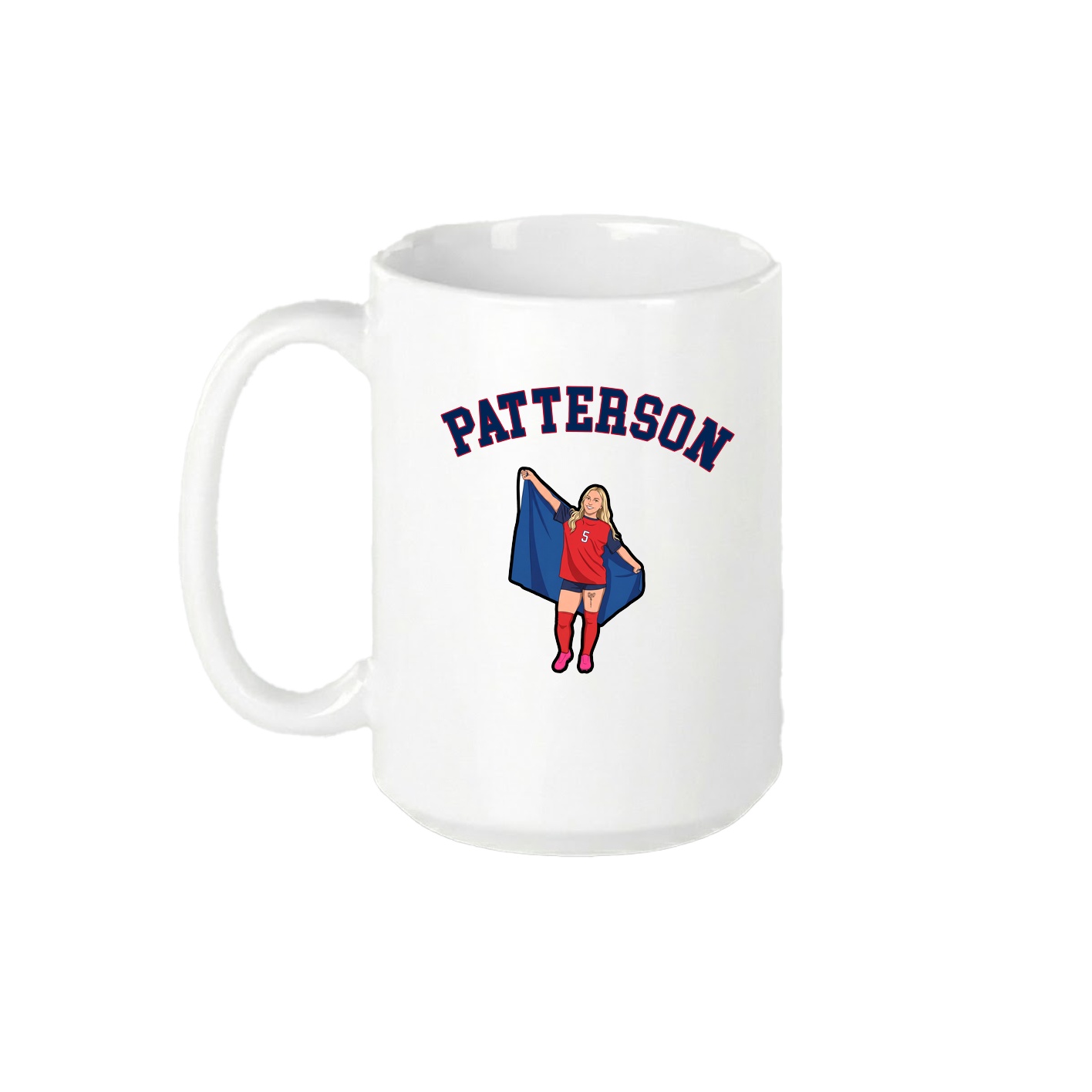 15oz Coffee Mug — Shirsey Arch in White
