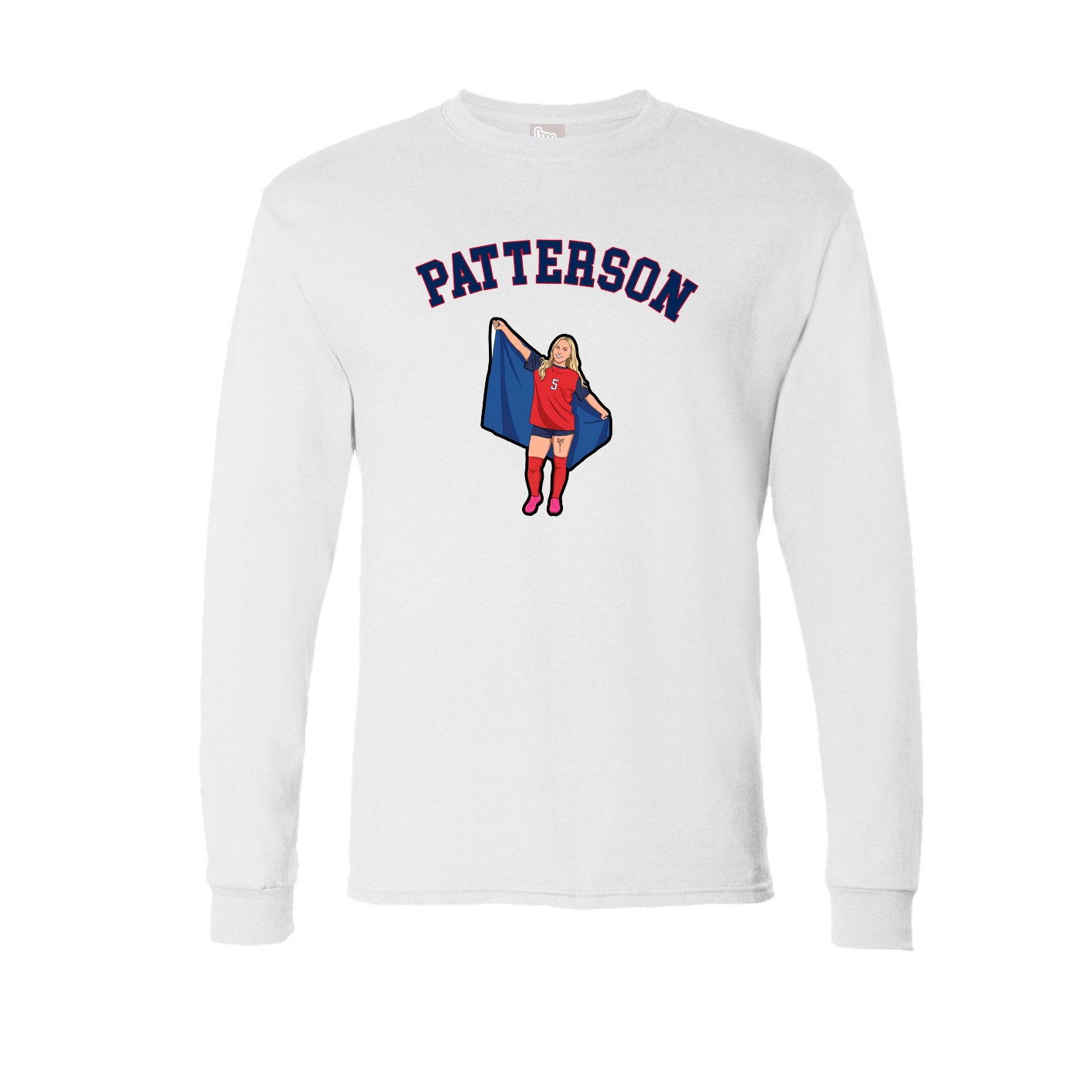 Long Sleeve Tee — Shirsey Arch in White