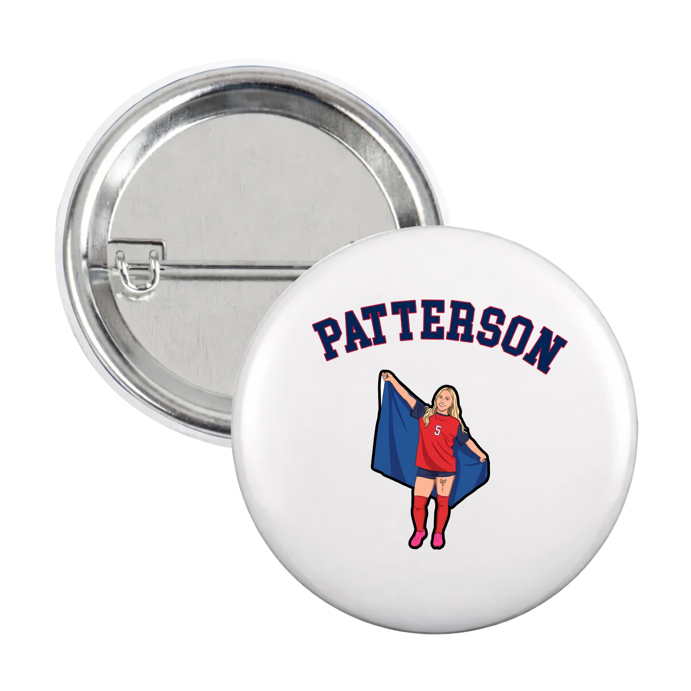 Game Day Button — Shirsey Arch in White