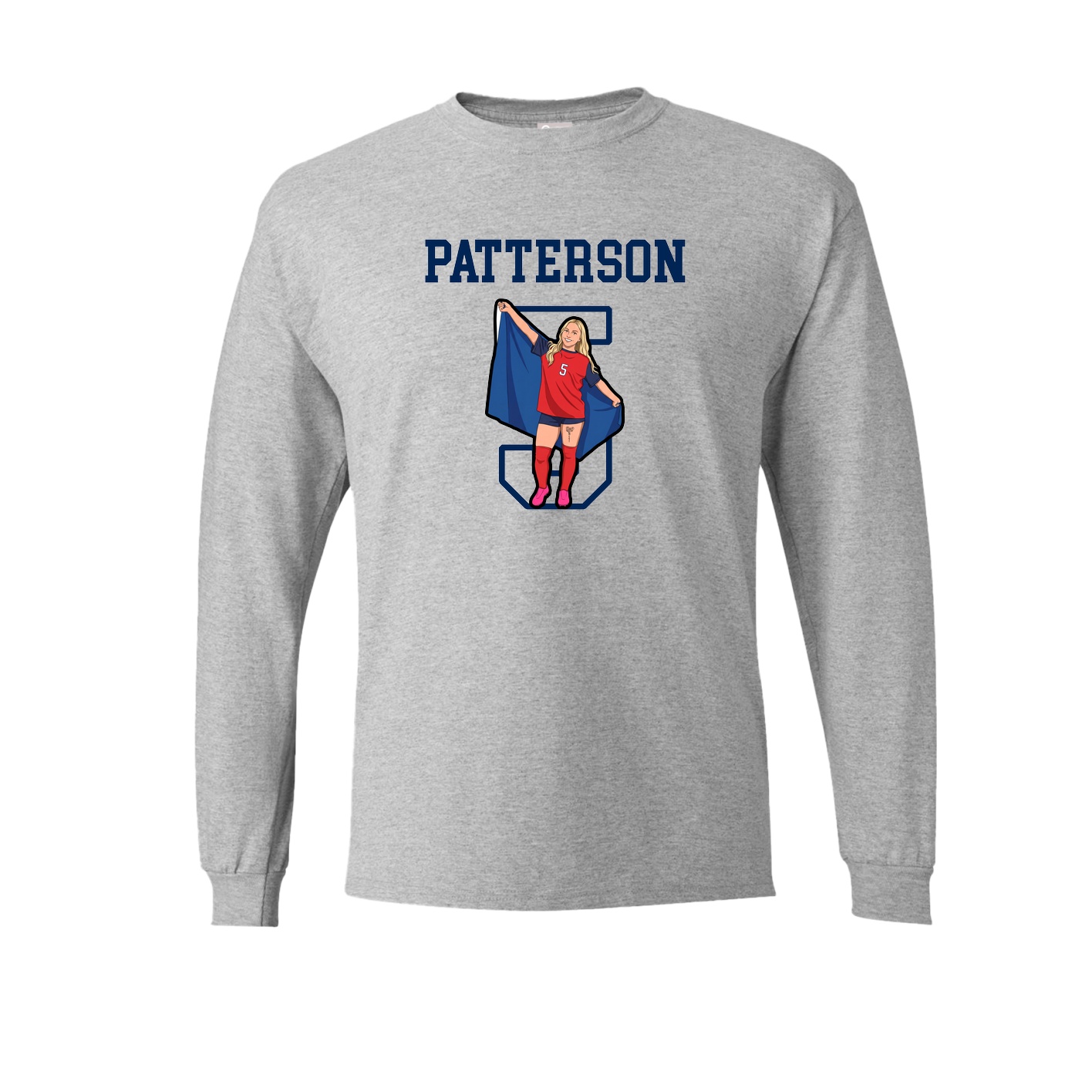 Long Sleeve Tee — Shirsey in Grey